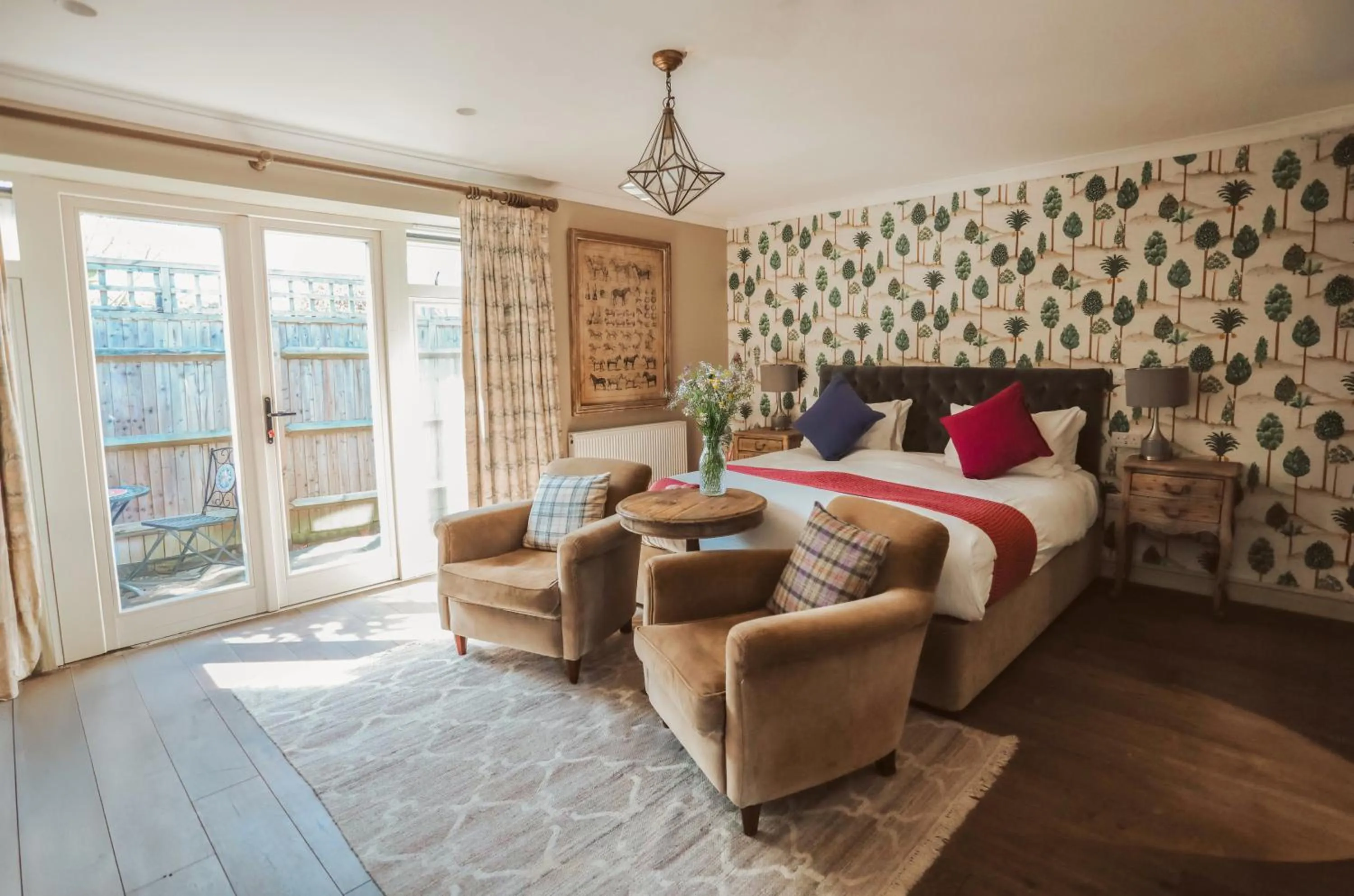 Patio, Bed in The Winning Post