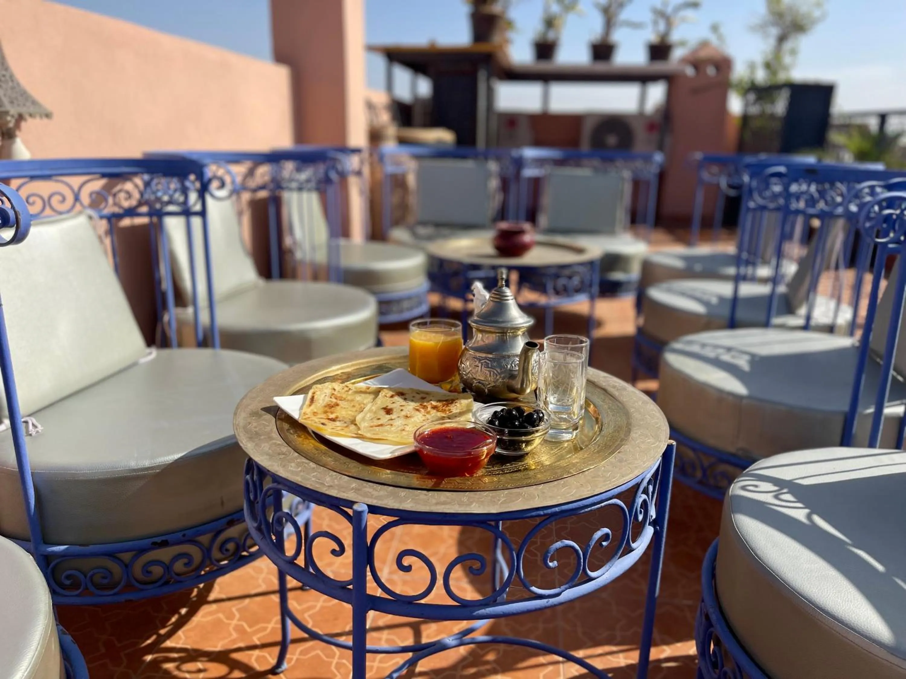 Balcony/Terrace in Riad Elias & Spa