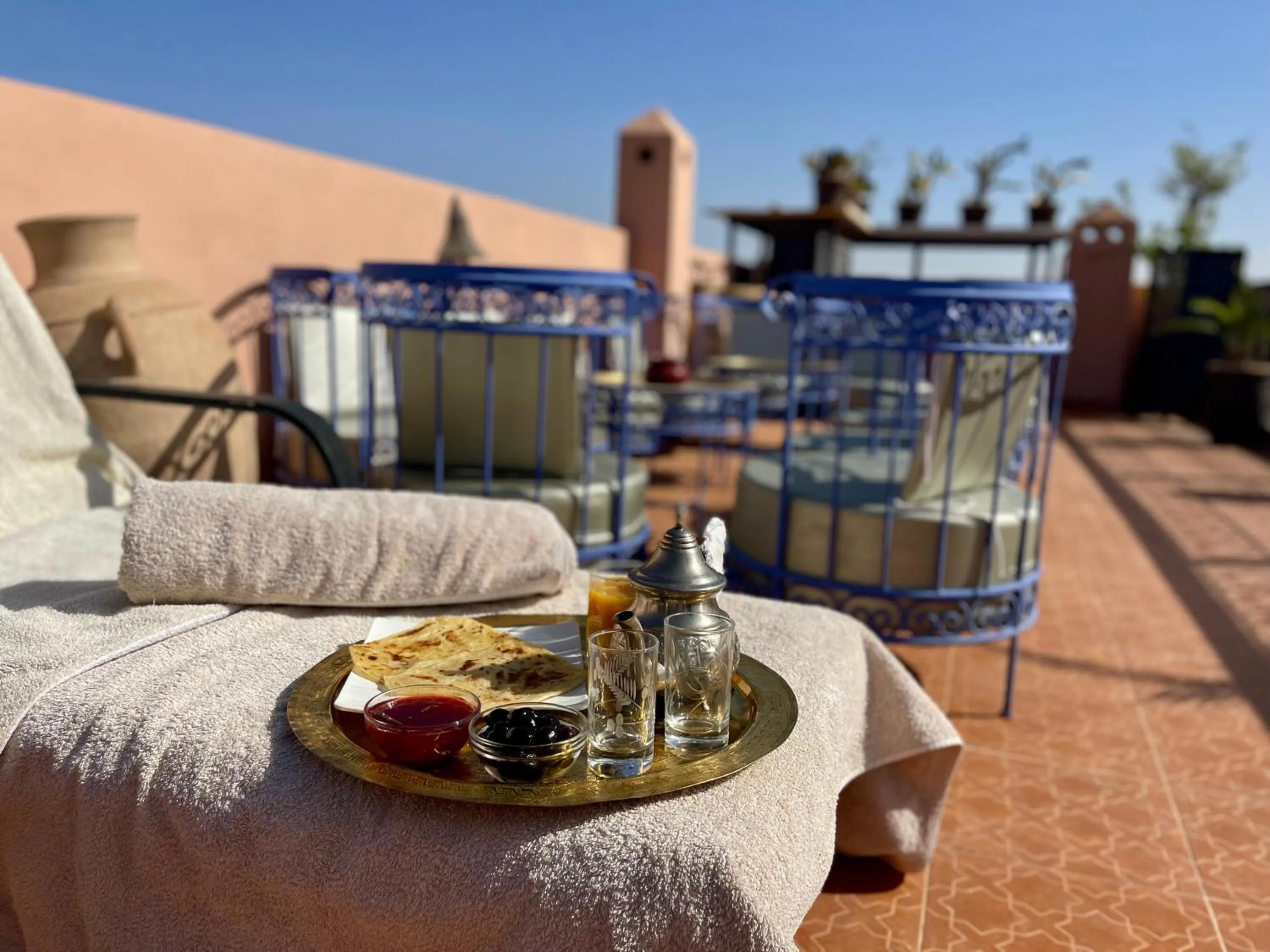 Balcony/Terrace in Riad Elias & Spa