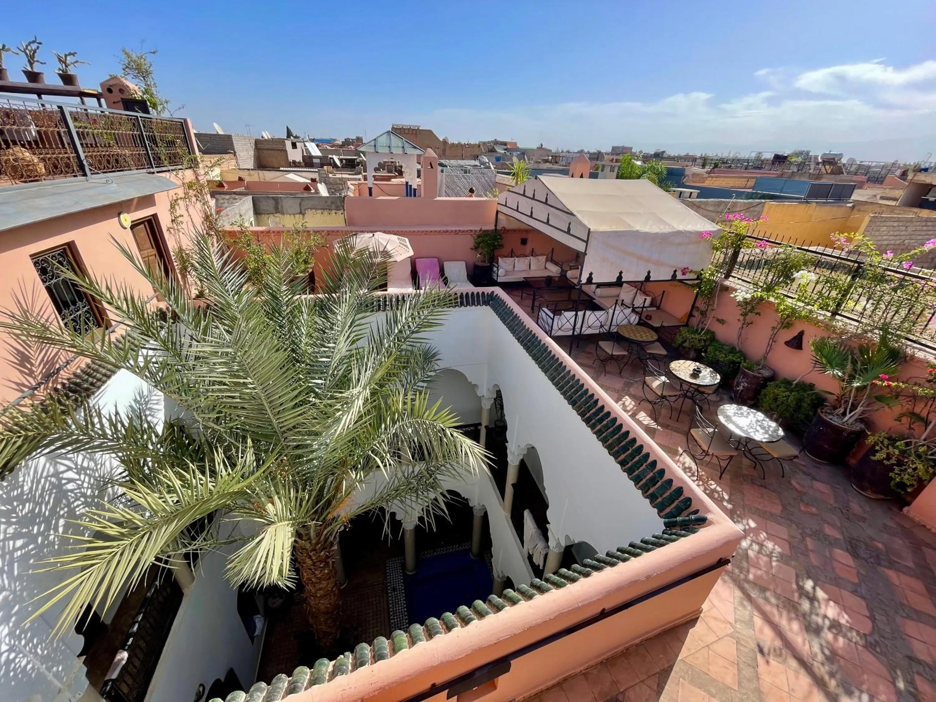 Balcony/Terrace in Riad Elias & Spa