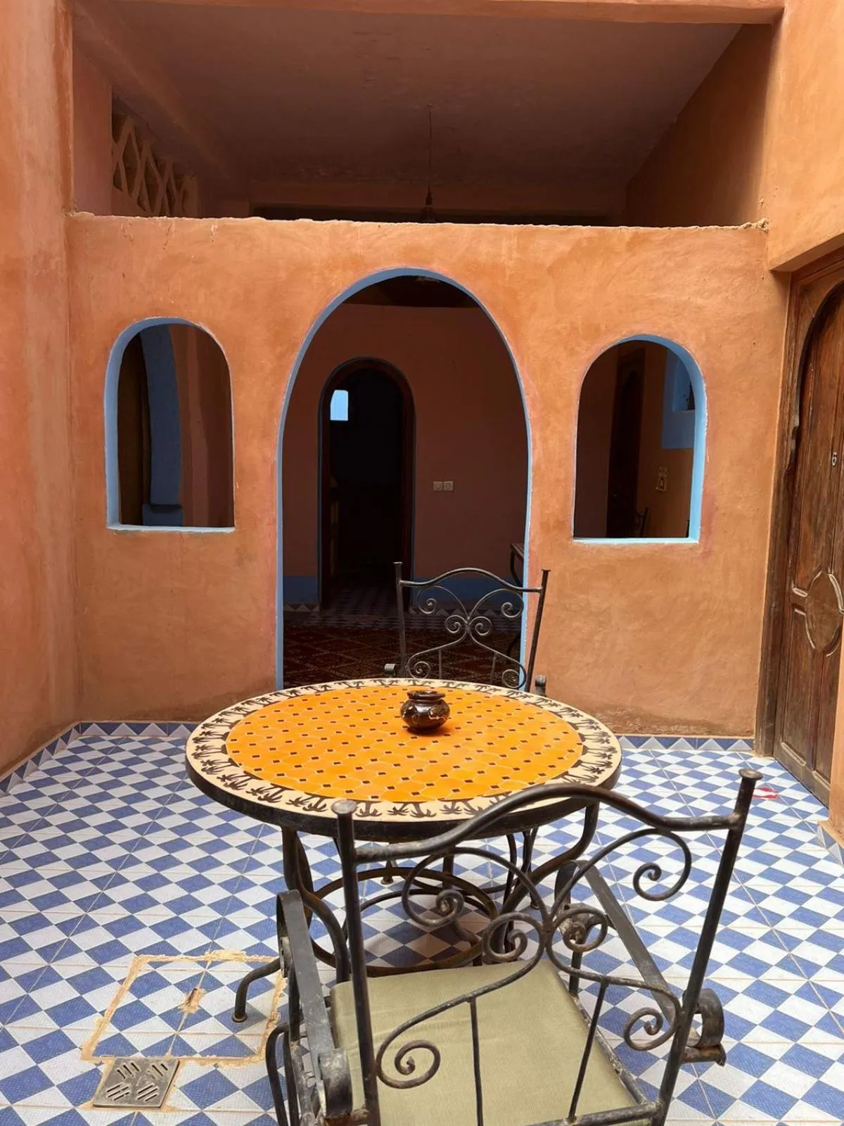 Patio in Riad Aicha & Camel Trekking
