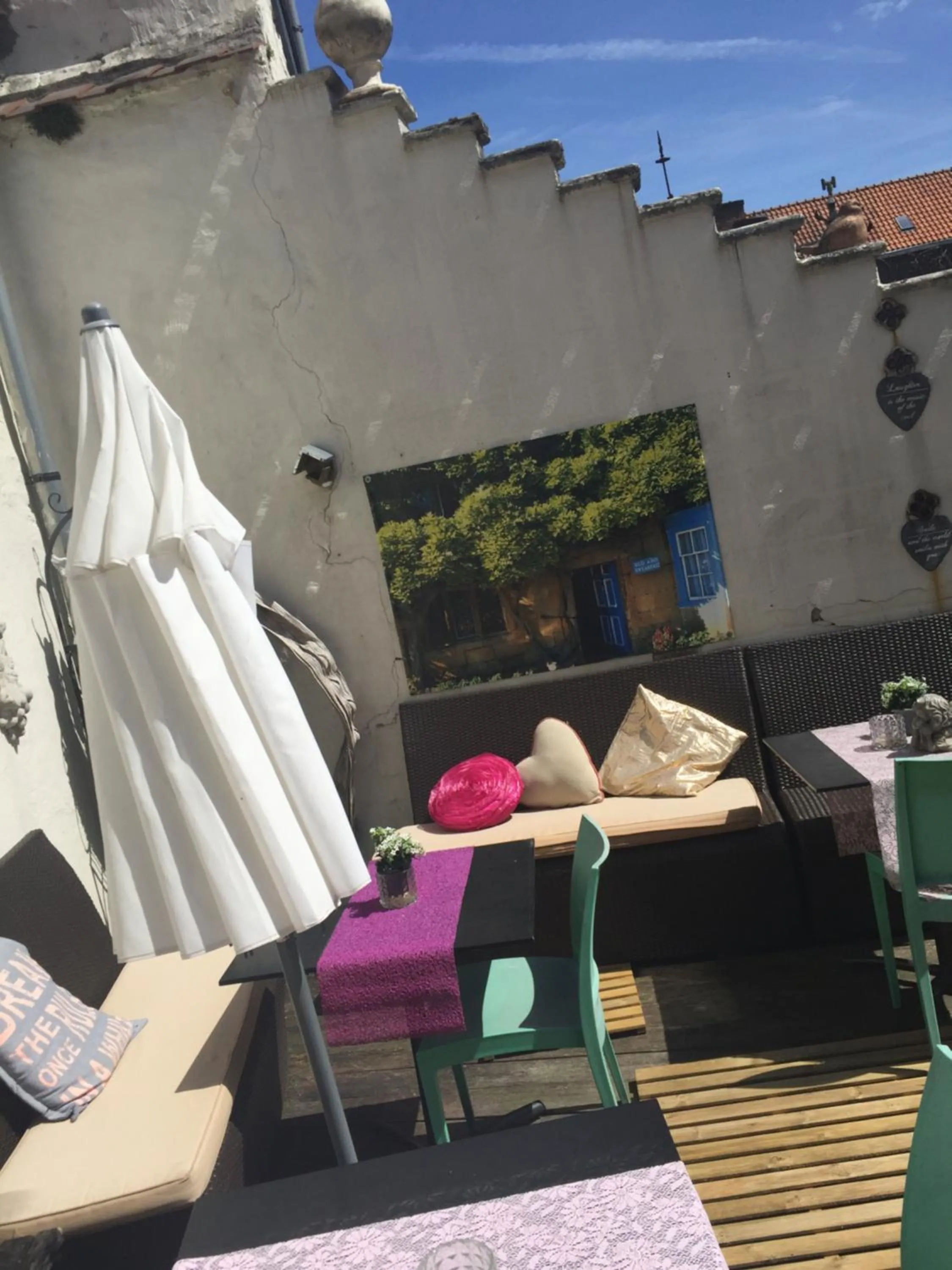 Balcony/Terrace in B&B Con Ampère