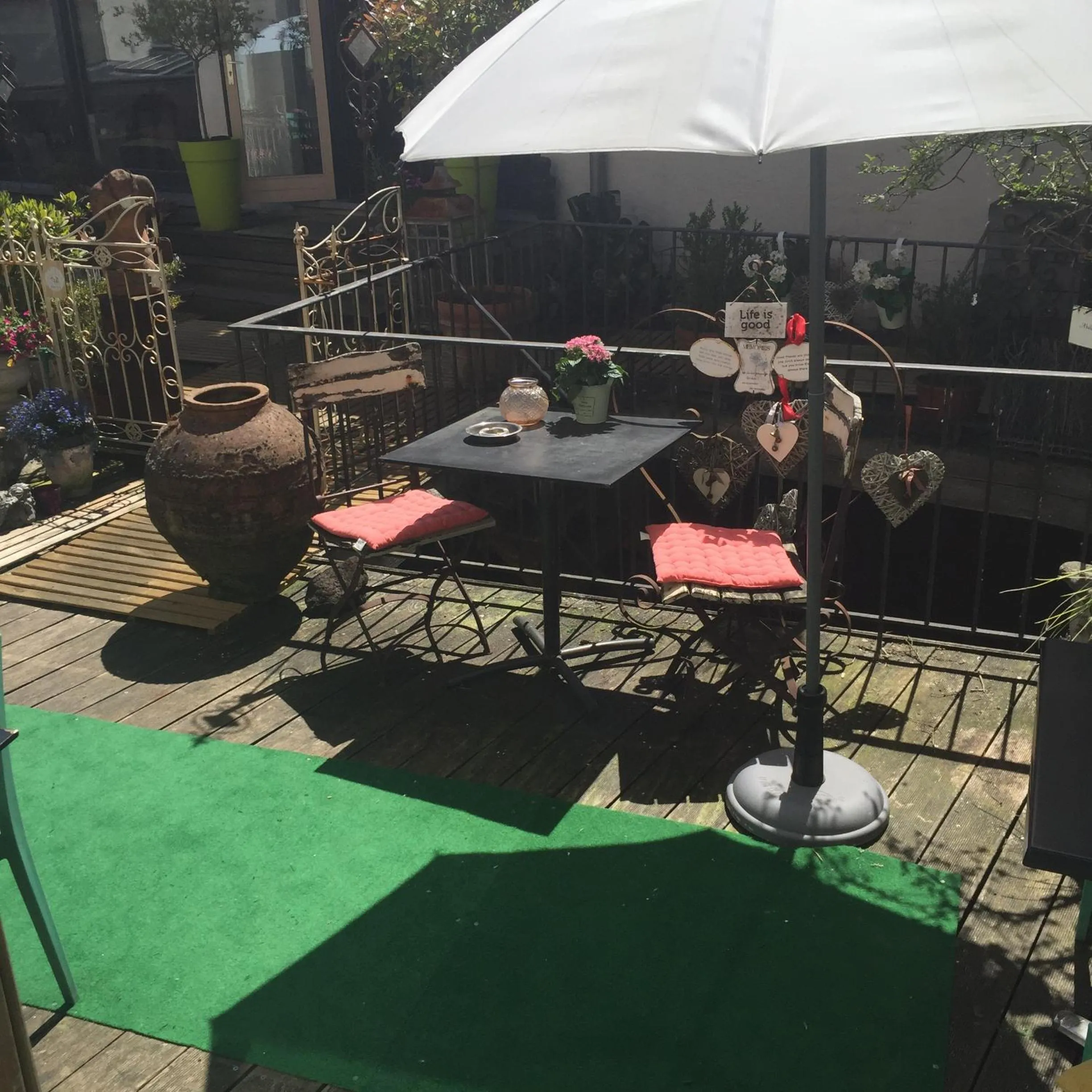 Balcony/Terrace in B&B Con Ampère