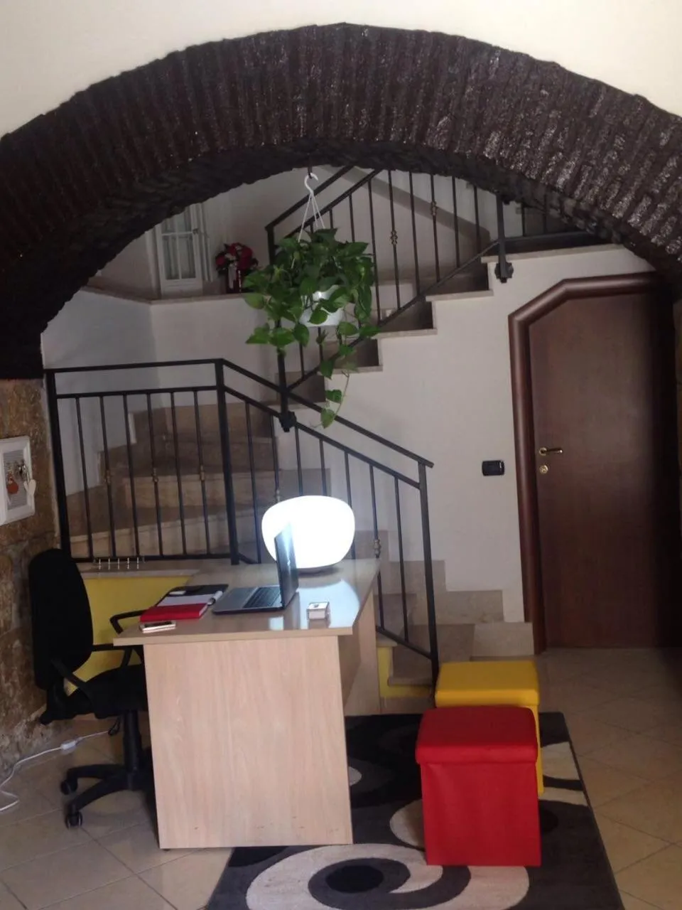 Lobby or reception in La Fontanella b&b