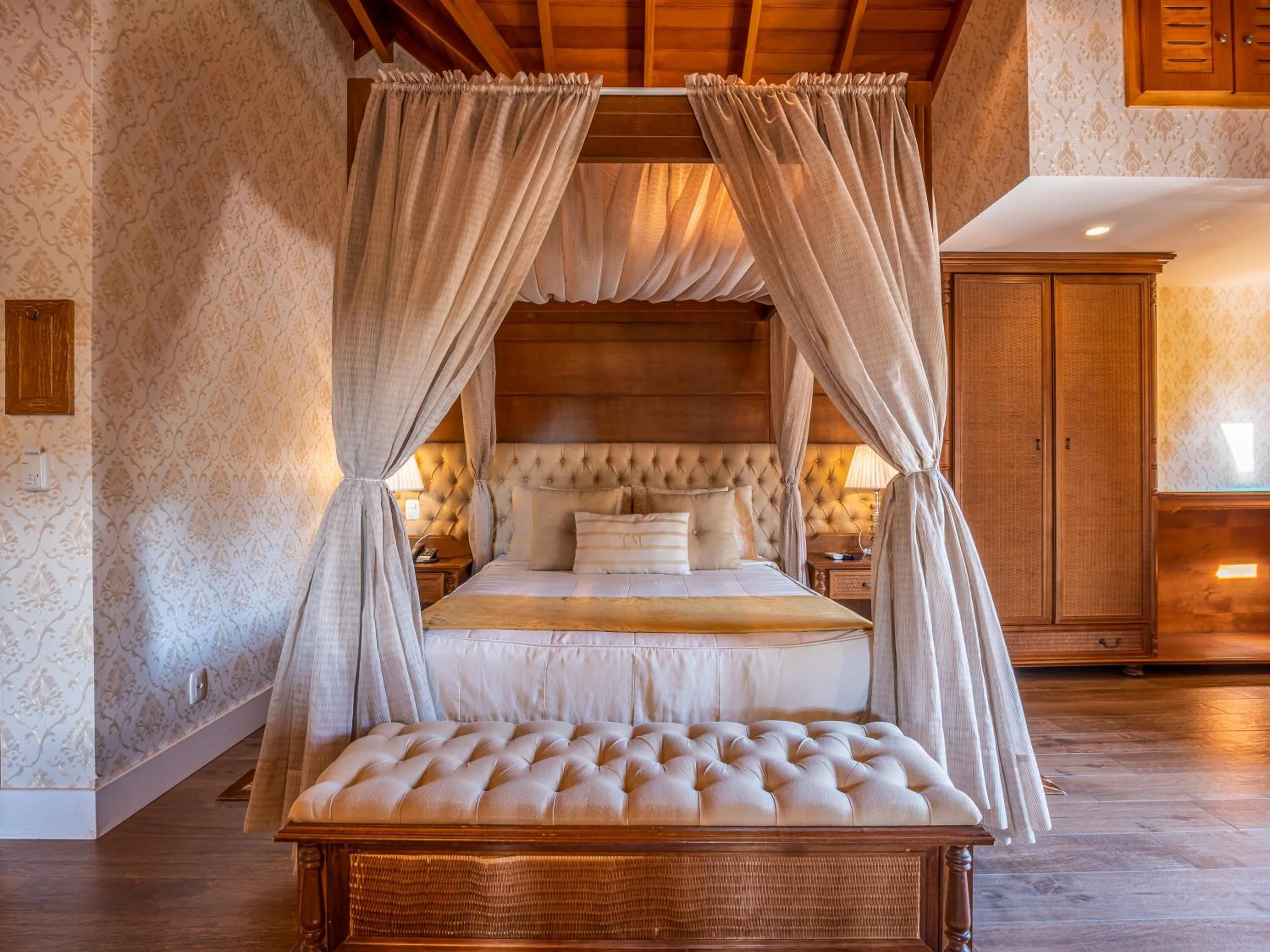 Bed in Hotel Cabanas Tio Müller