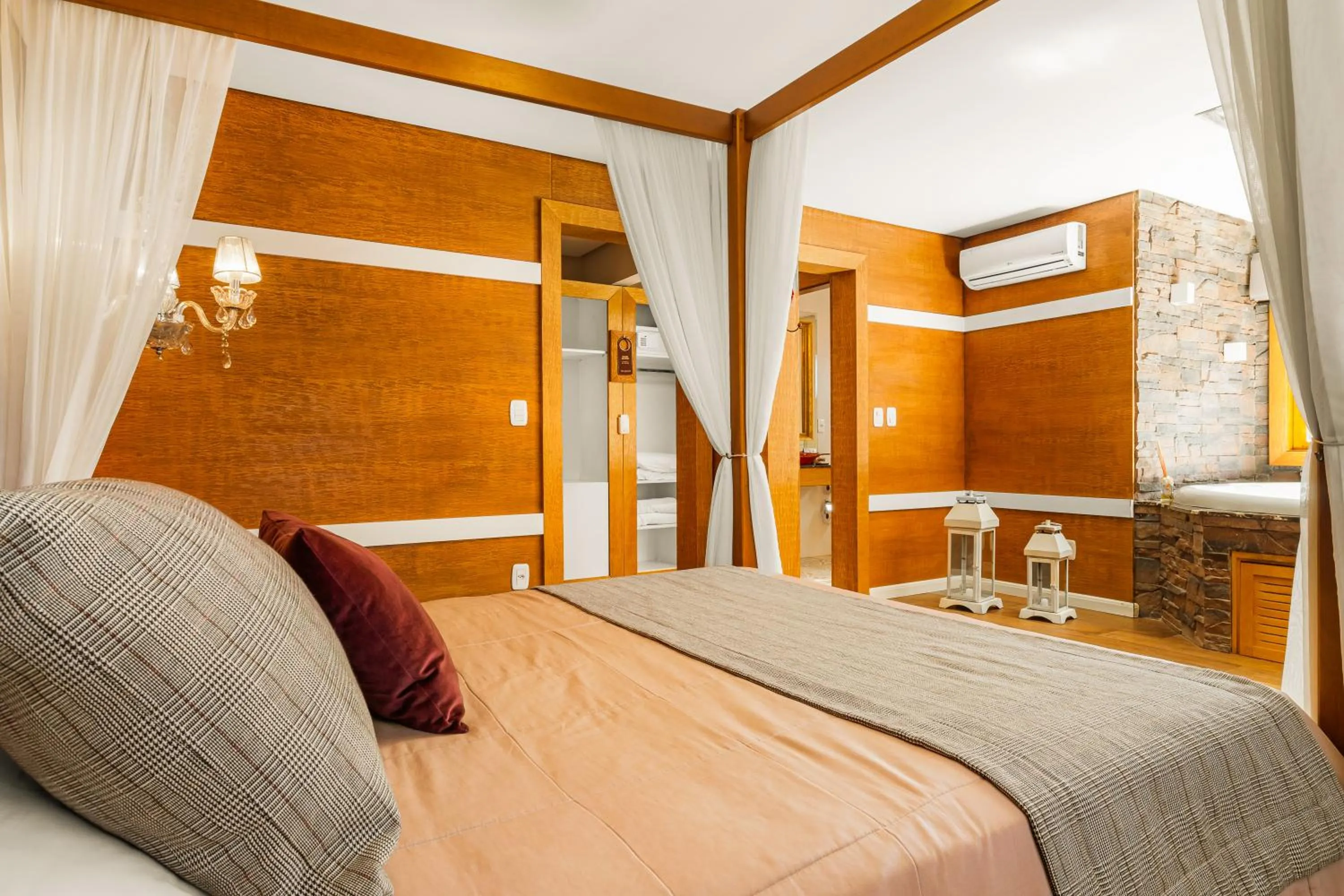 Bed in Hotel Cabanas Tio Müller