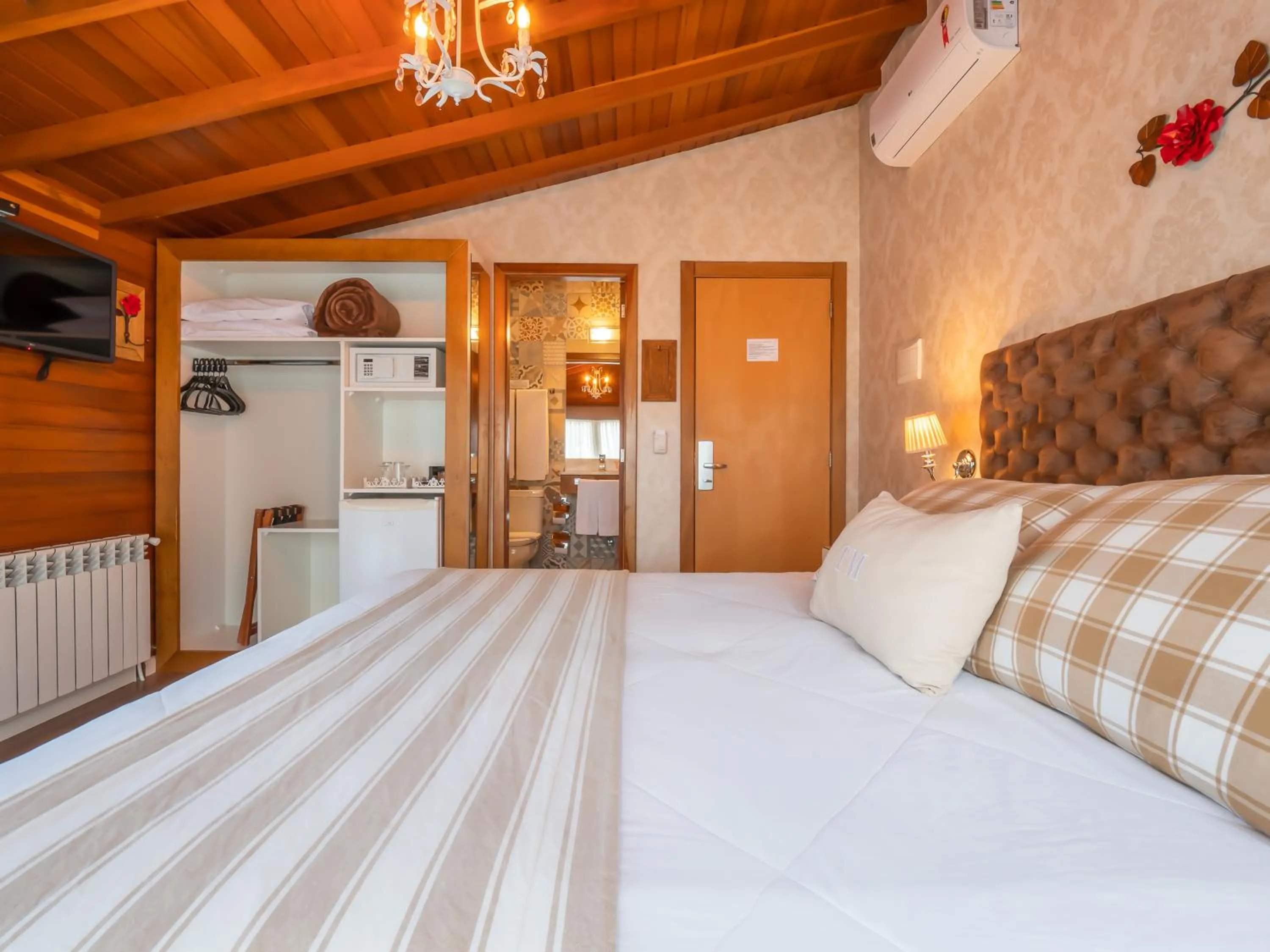 Bed in Hotel Cabanas Tio Müller