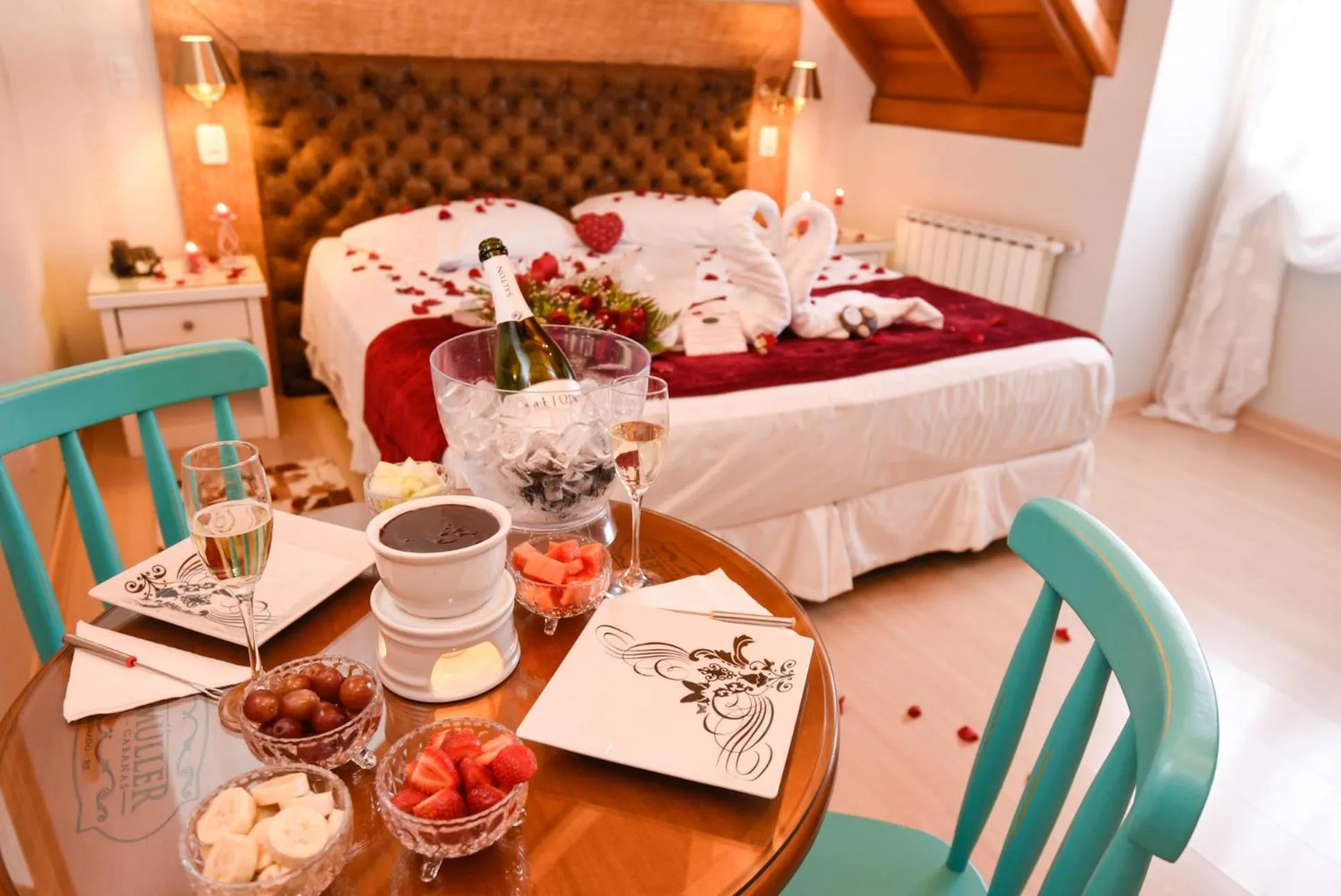 Bed in Hotel Cabanas Tio Müller