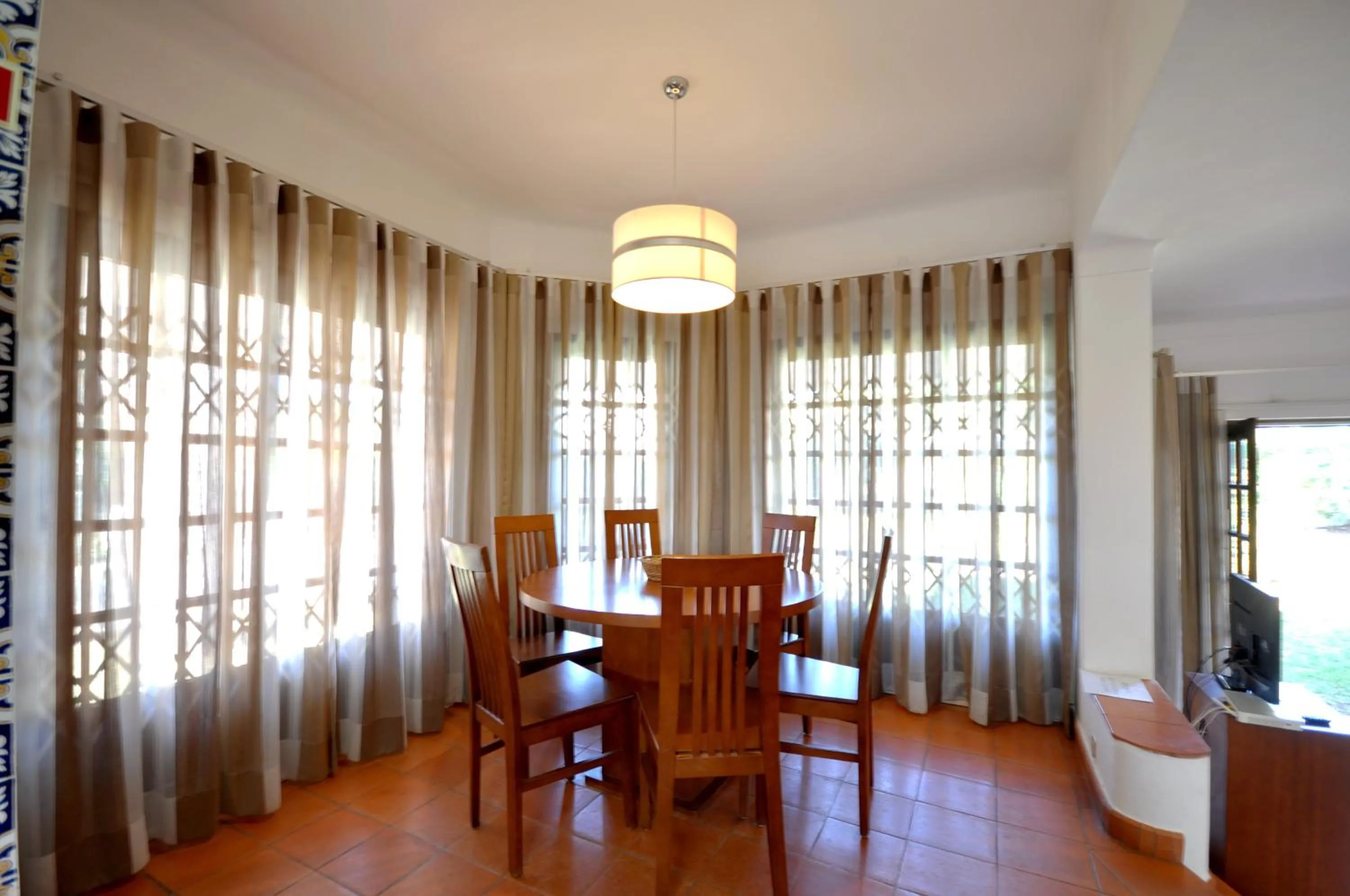 Dining area in Private Pool villa, Walking distance to the centre, Golf Facing