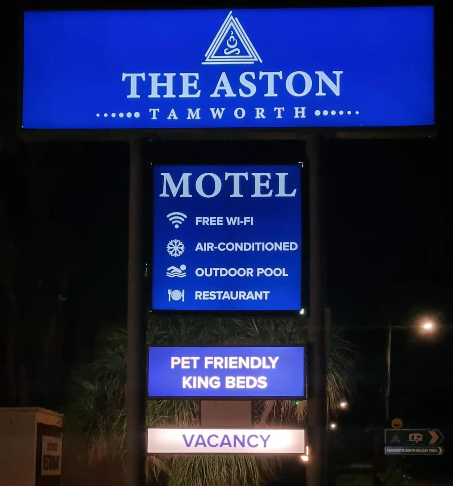 Property logo or sign in The Aston Motel Tamworth