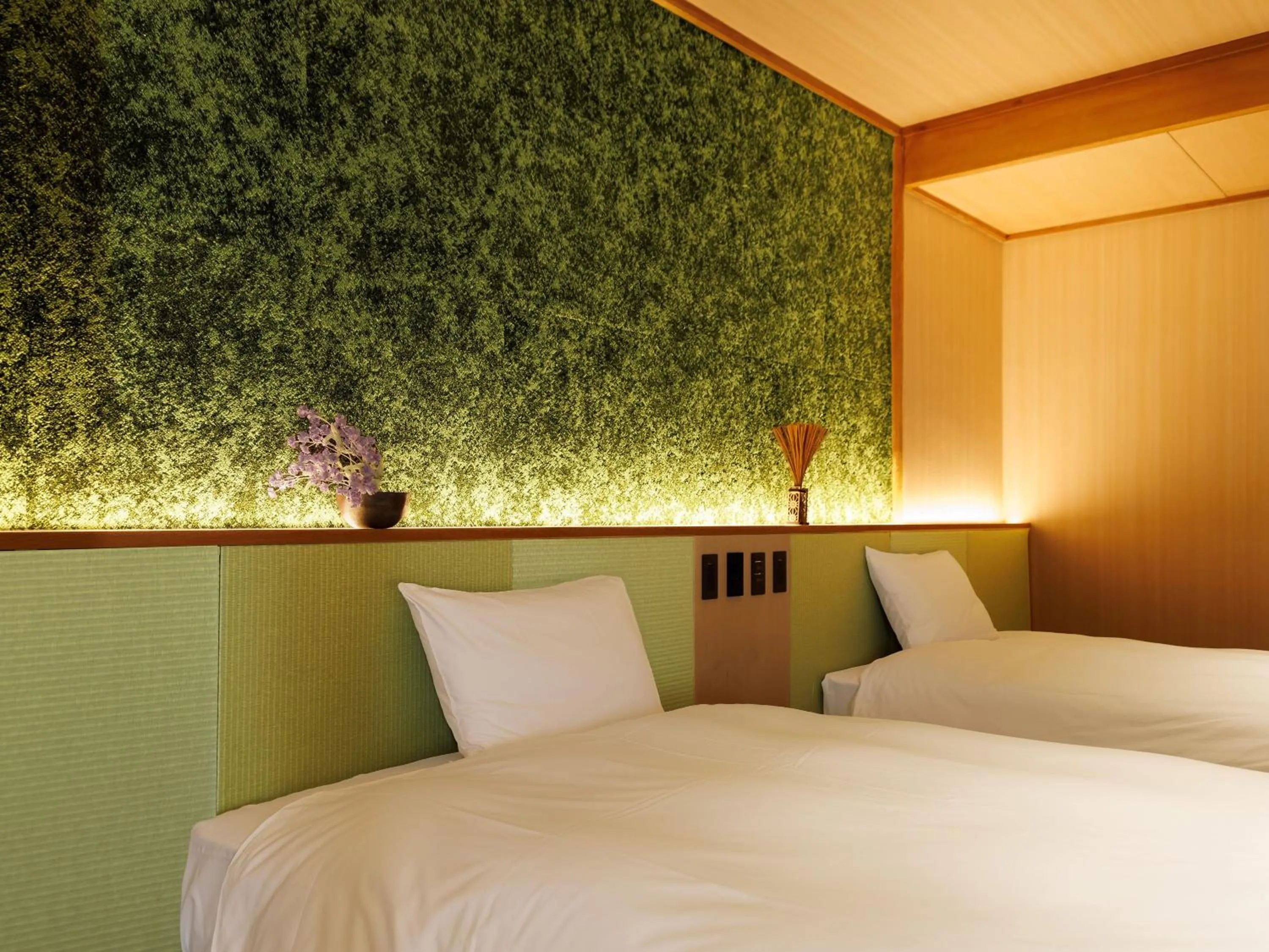 Bed in Kurofune Hotel