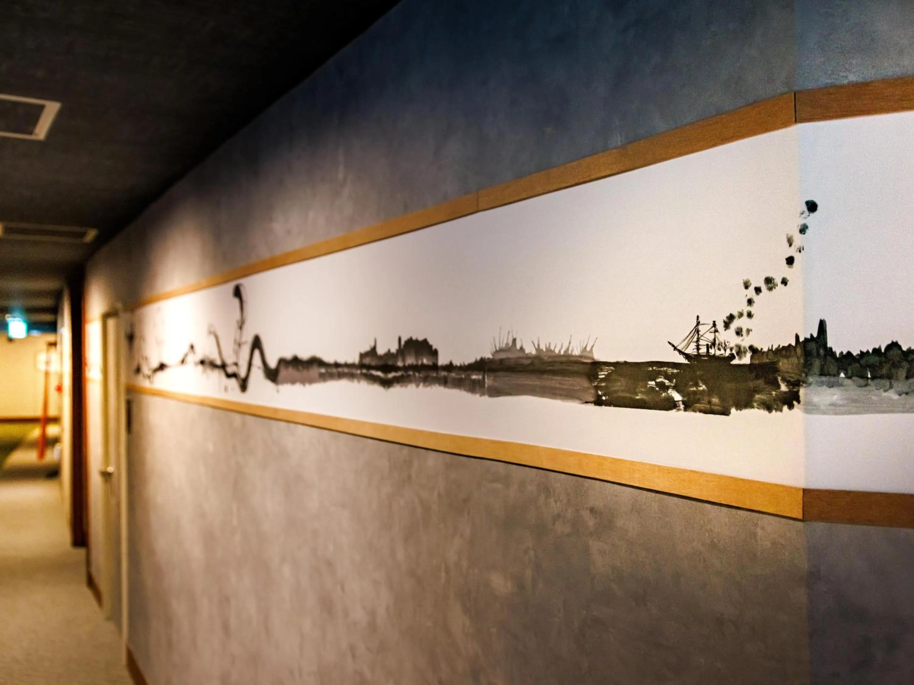 Decorative detail in Kurofune Hotel