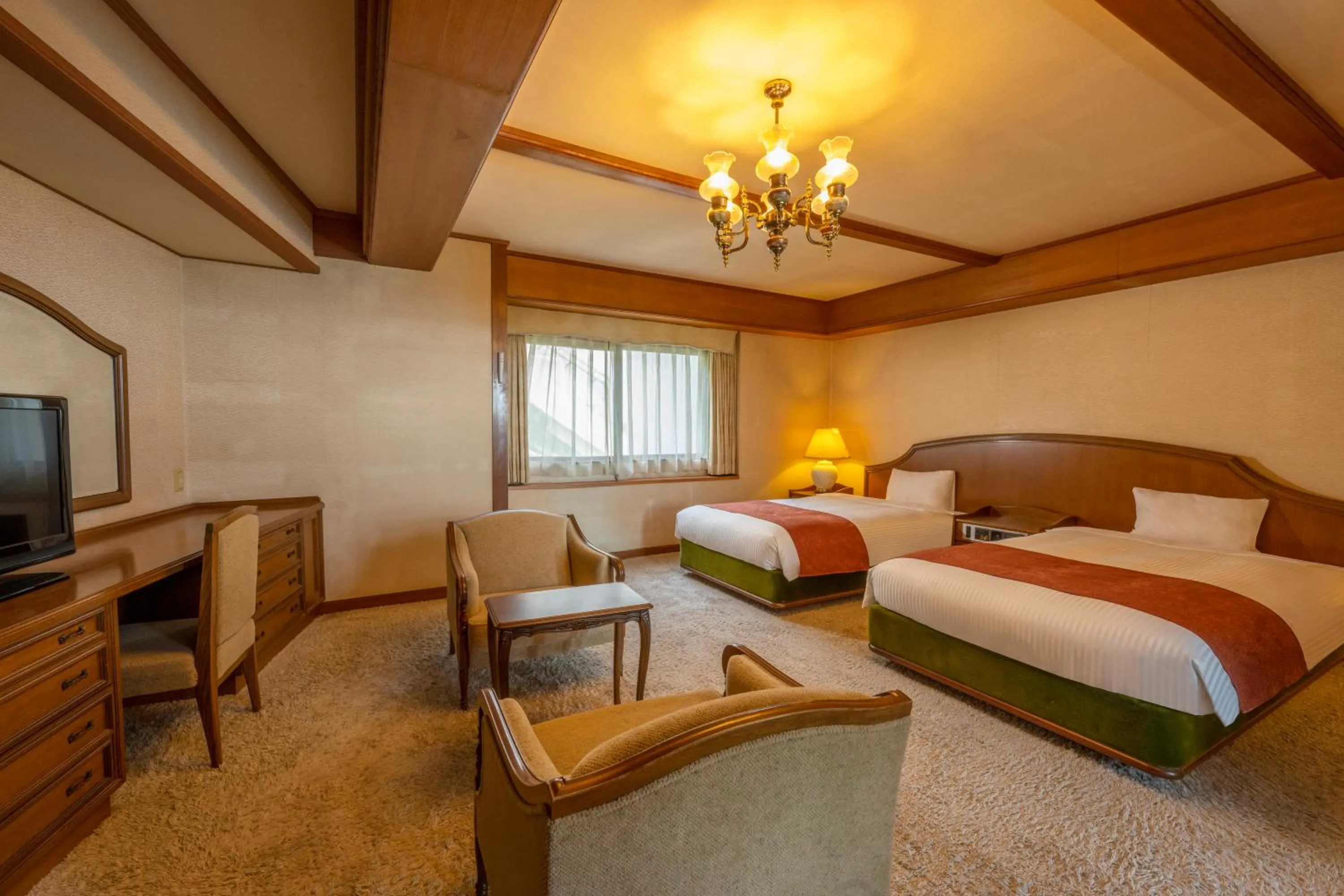 Photo of the whole room, Bed in Hotel New Akao