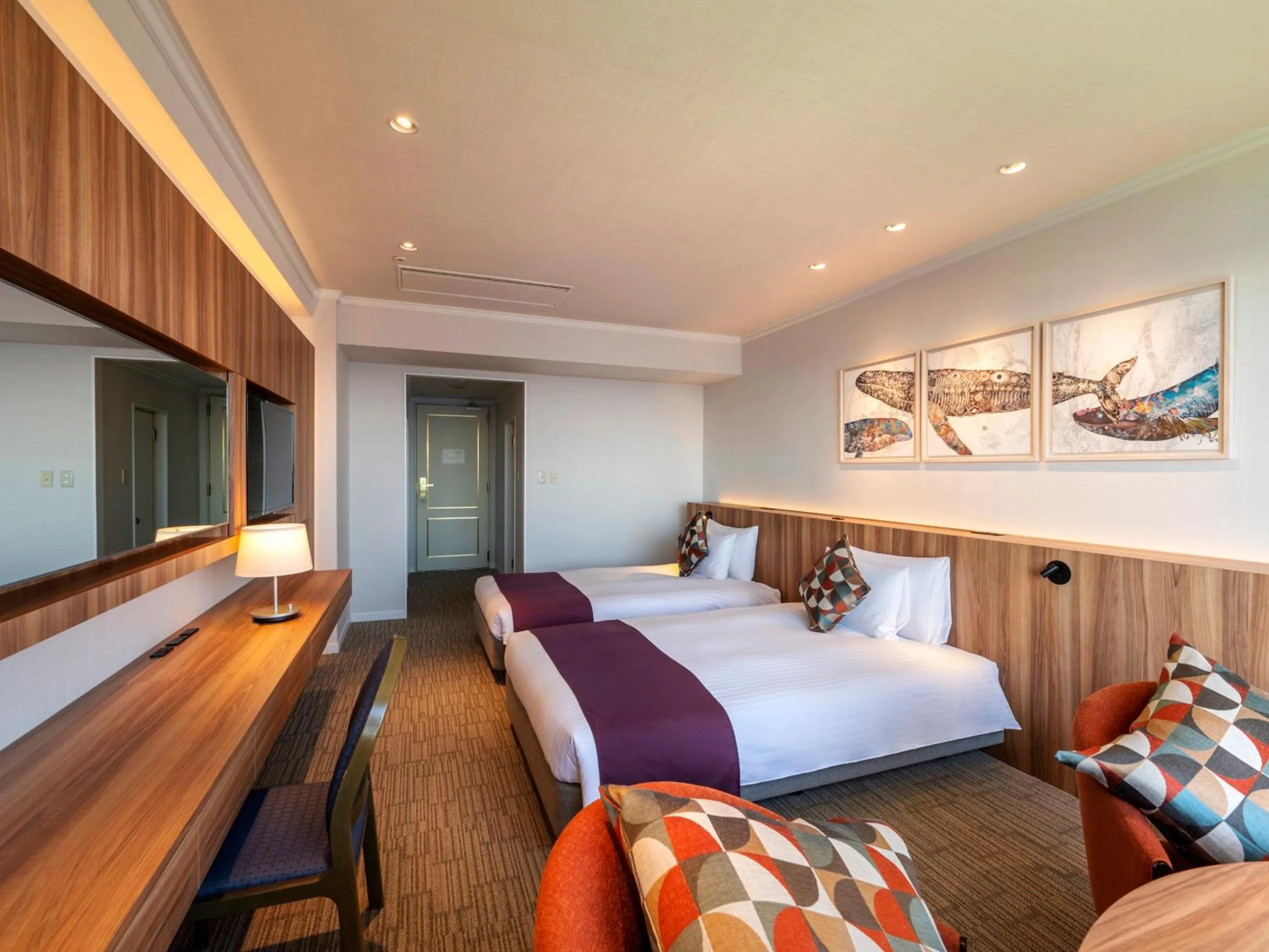 Photo of the whole room, Bed in Hotel New Akao