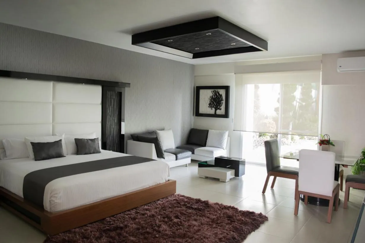 Bed in Hotel Aquetzalli