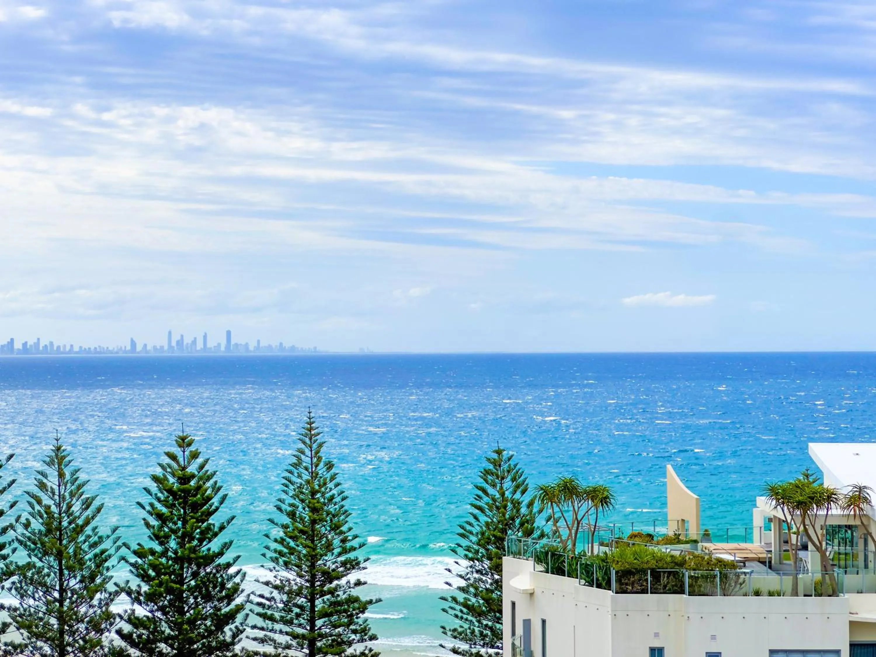 Sea view in Rainbow Commodore Coolangatta