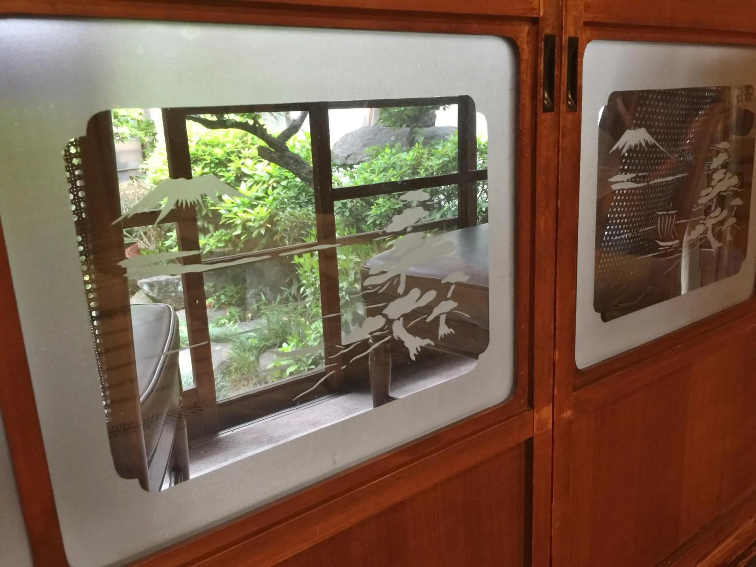 Decorative detail in Guesthouse Naramachi