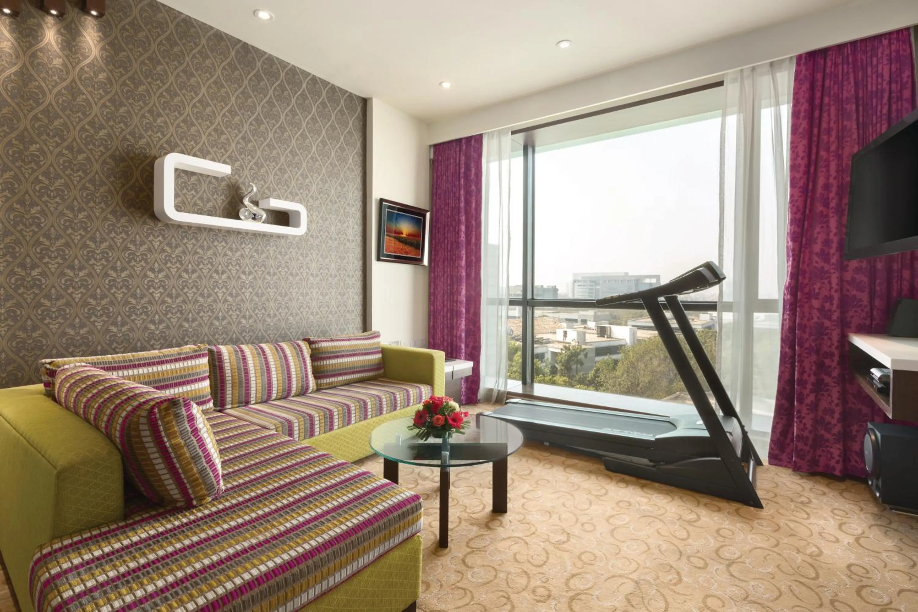 Living room in Ramada by Wyndham Navi Mumbai