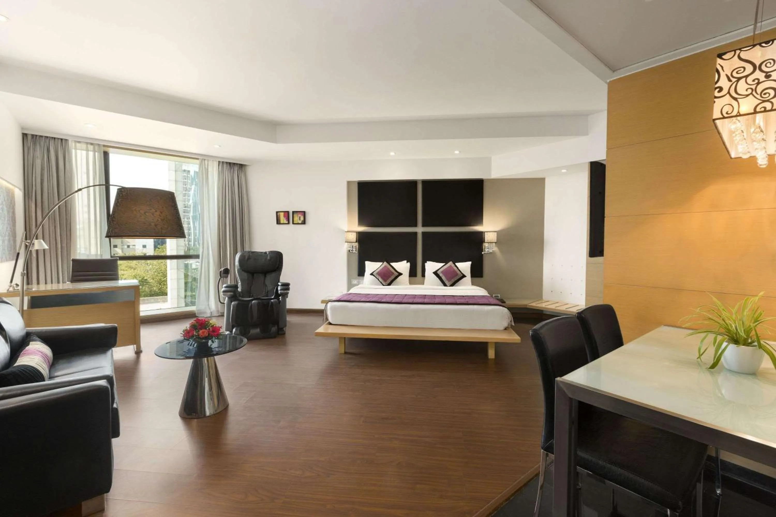 Photo of the whole room, Bed in Ramada by Wyndham Navi Mumbai