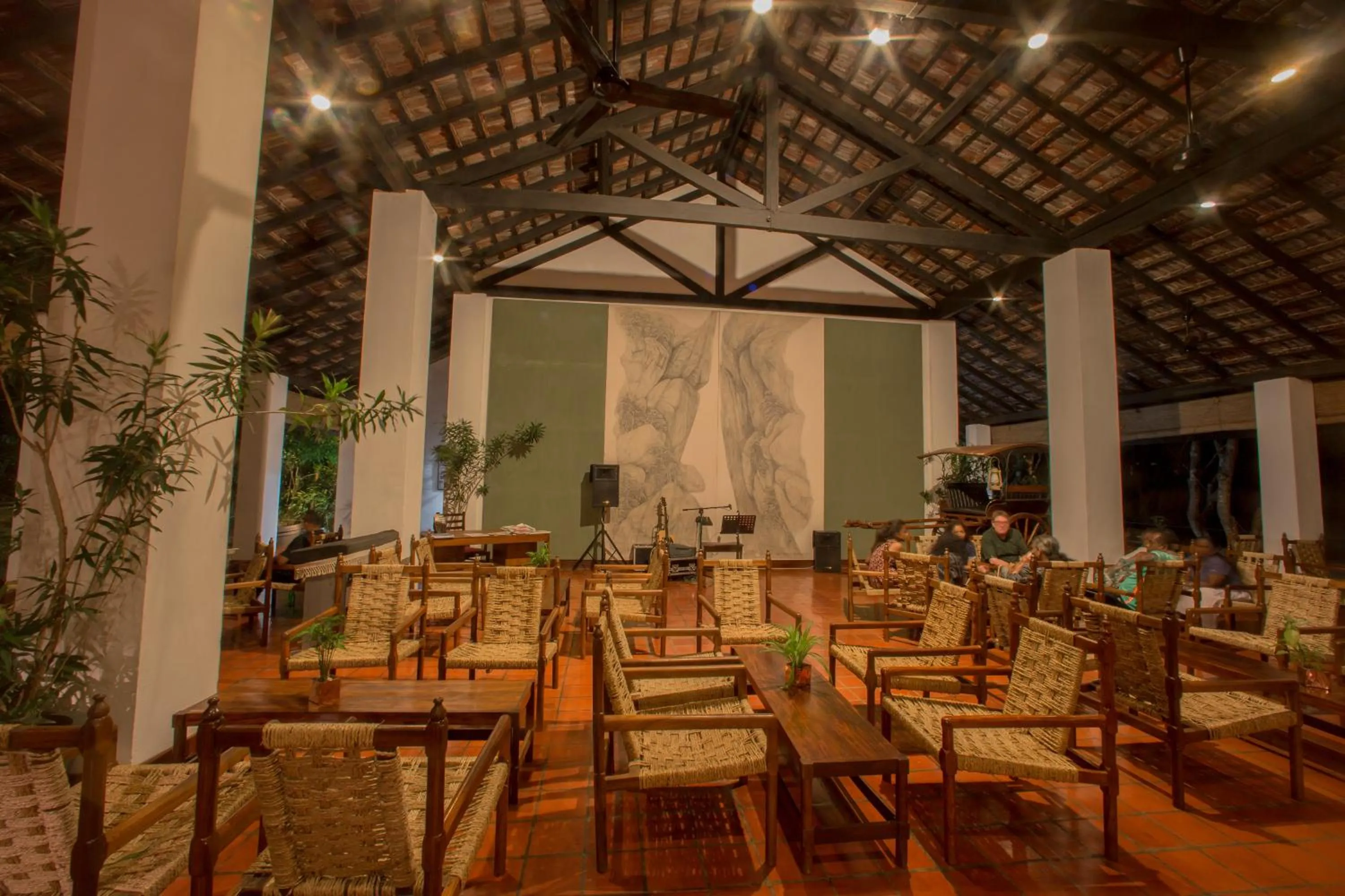 Lobby or reception in Sigiriya Village