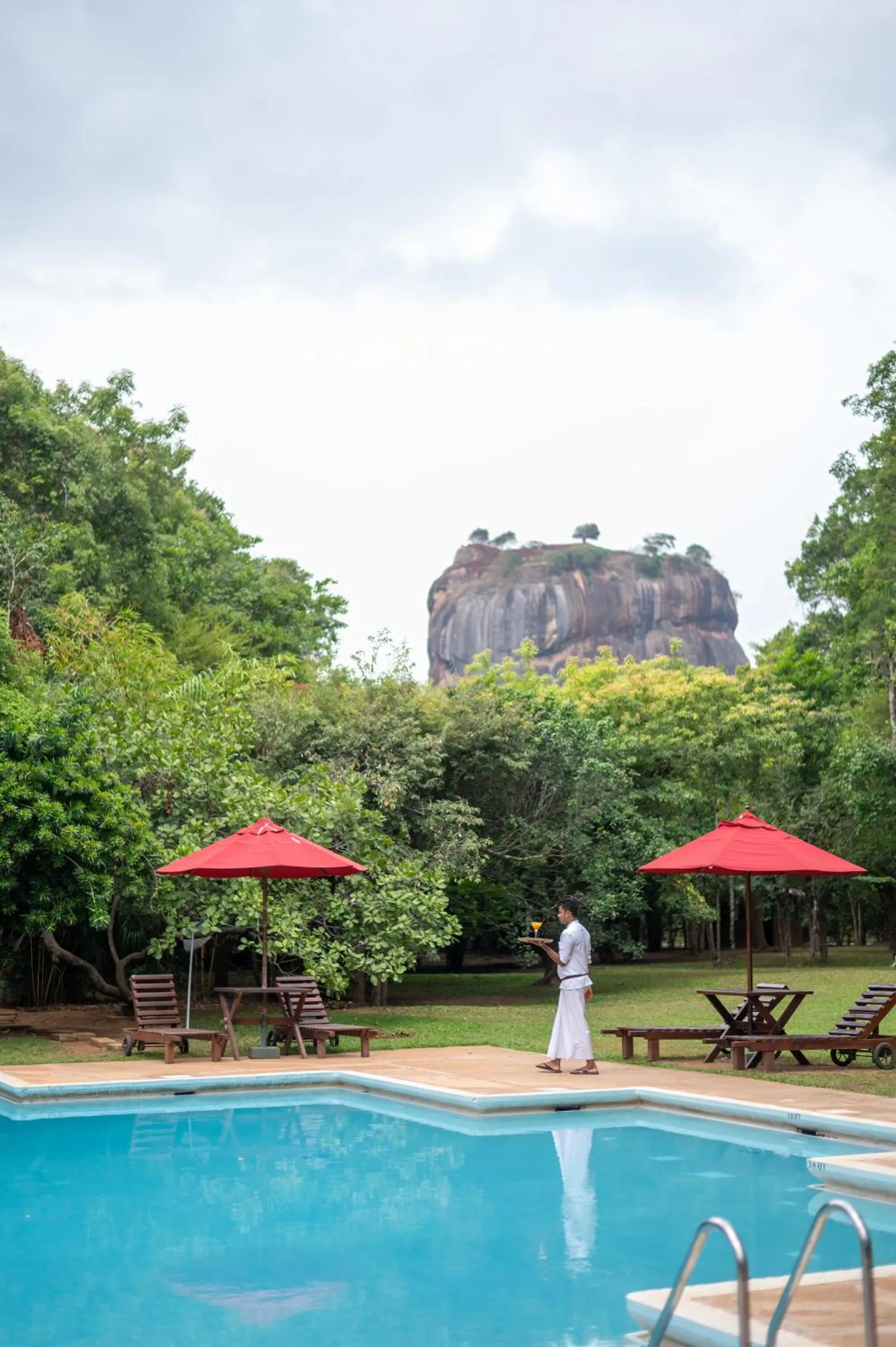 Swimming pool in Sigiriya Village