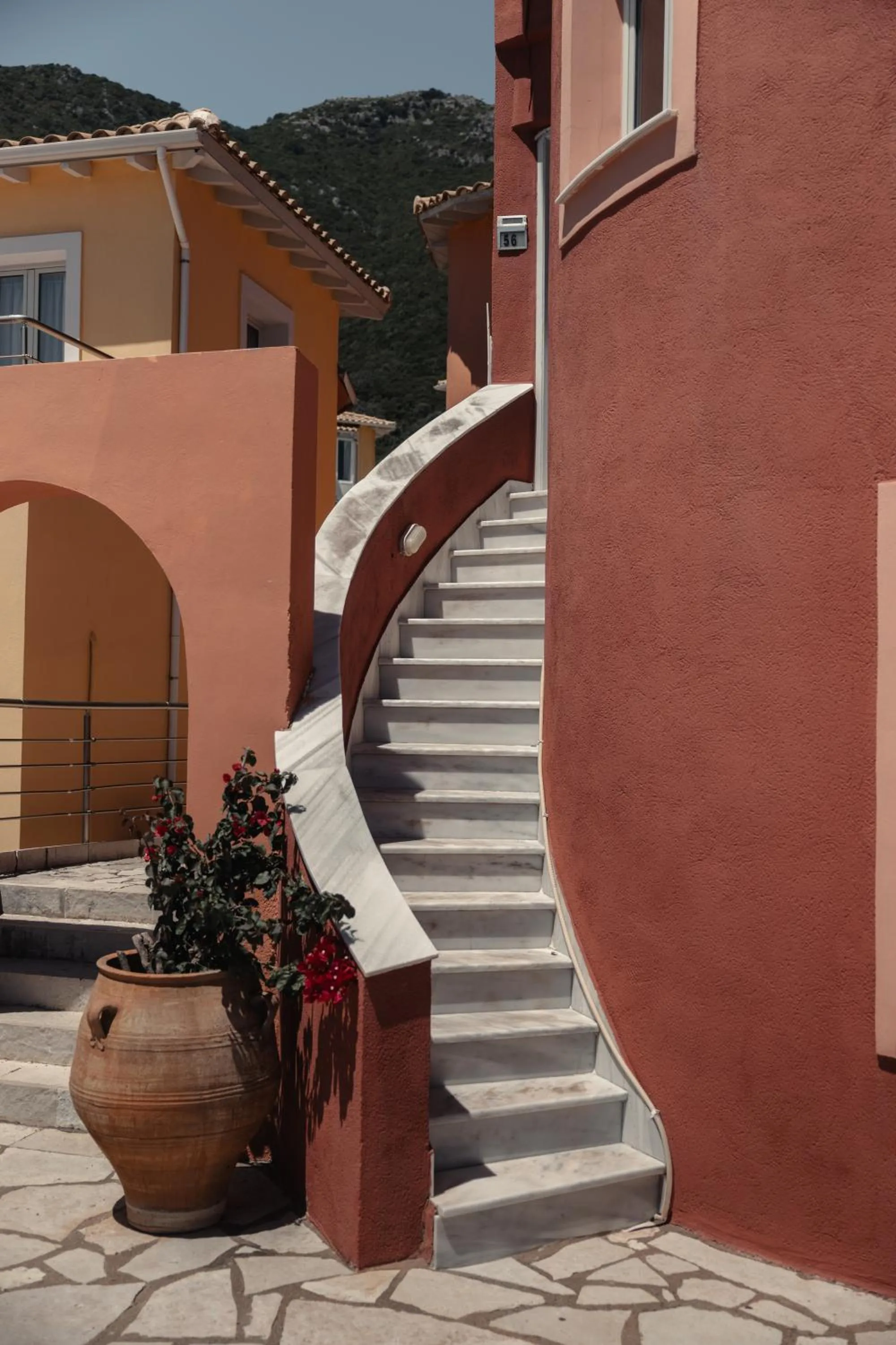 Decorative detail in Red Tower Hotel