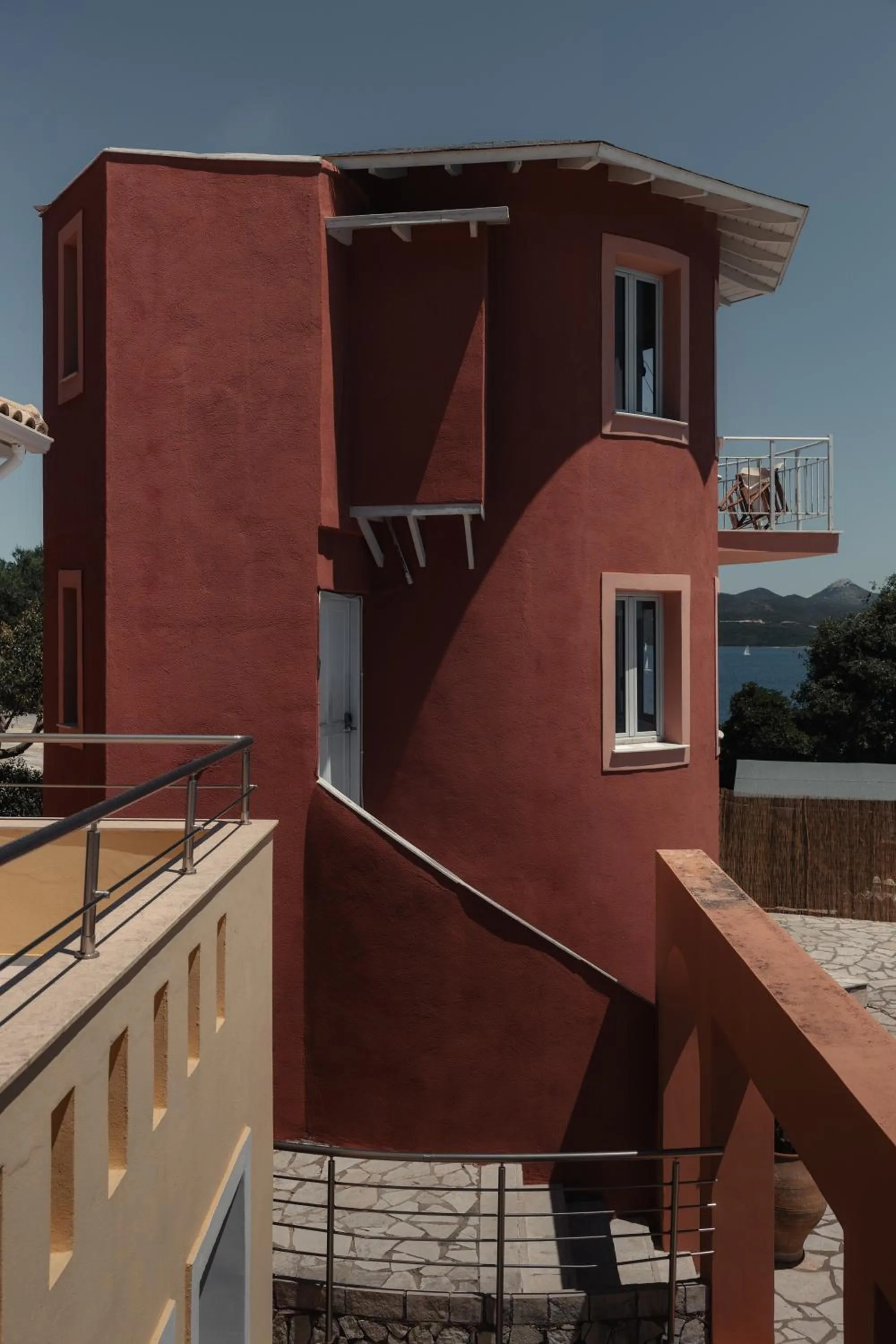 Property building in Red Tower Hotel