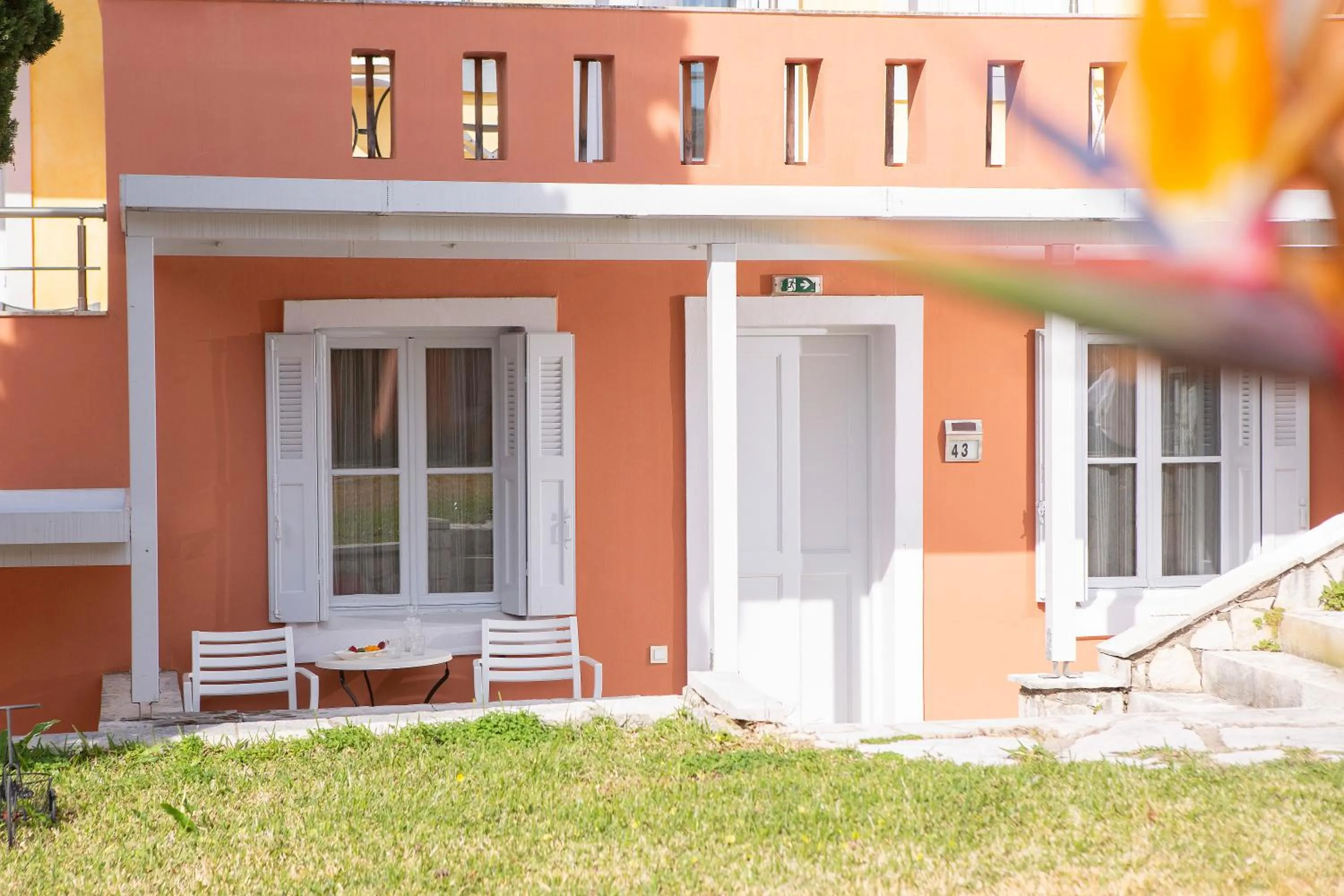 Property building in Red Tower Hotel