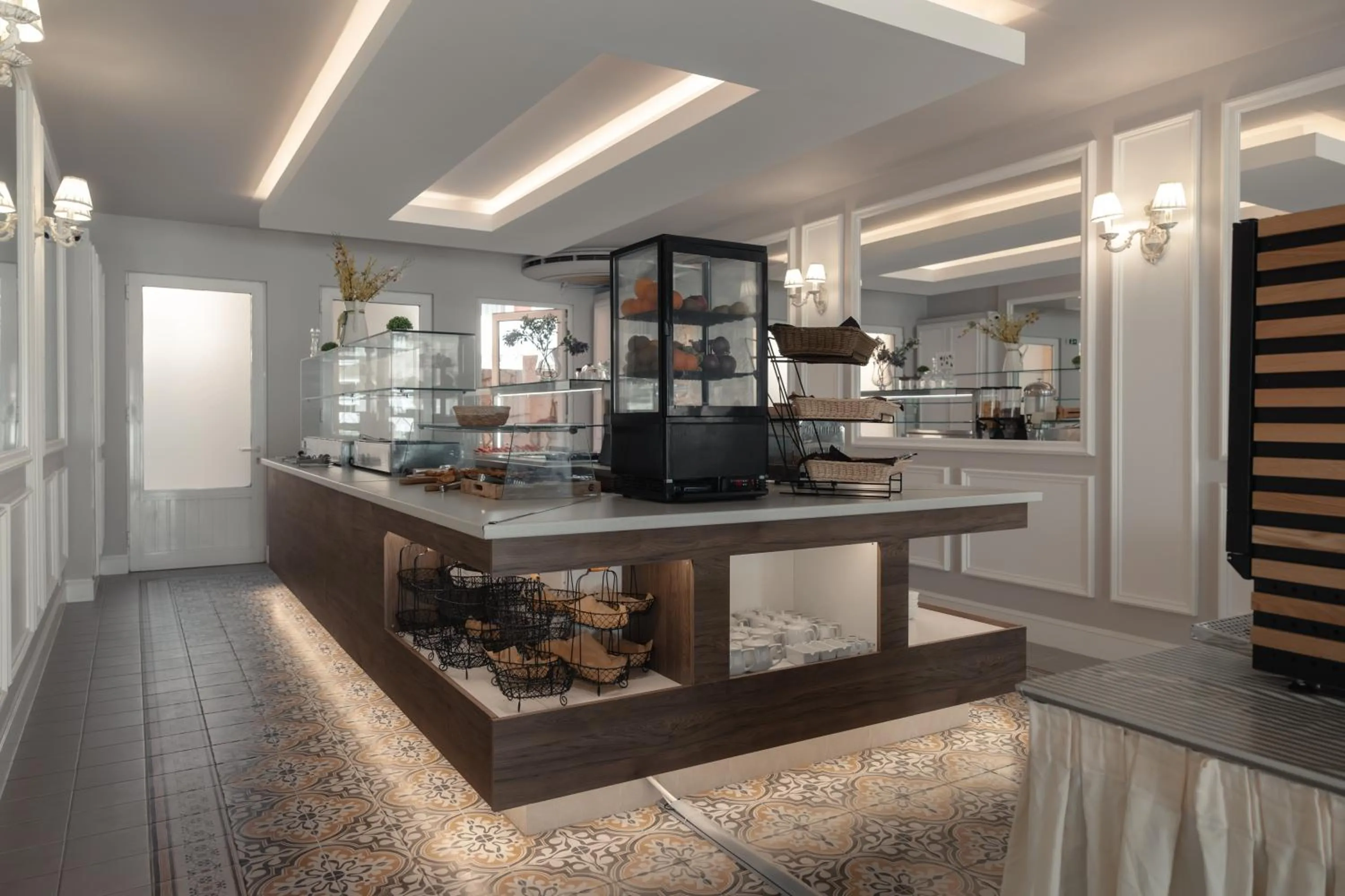 Buffet breakfast in Red Tower Hotel