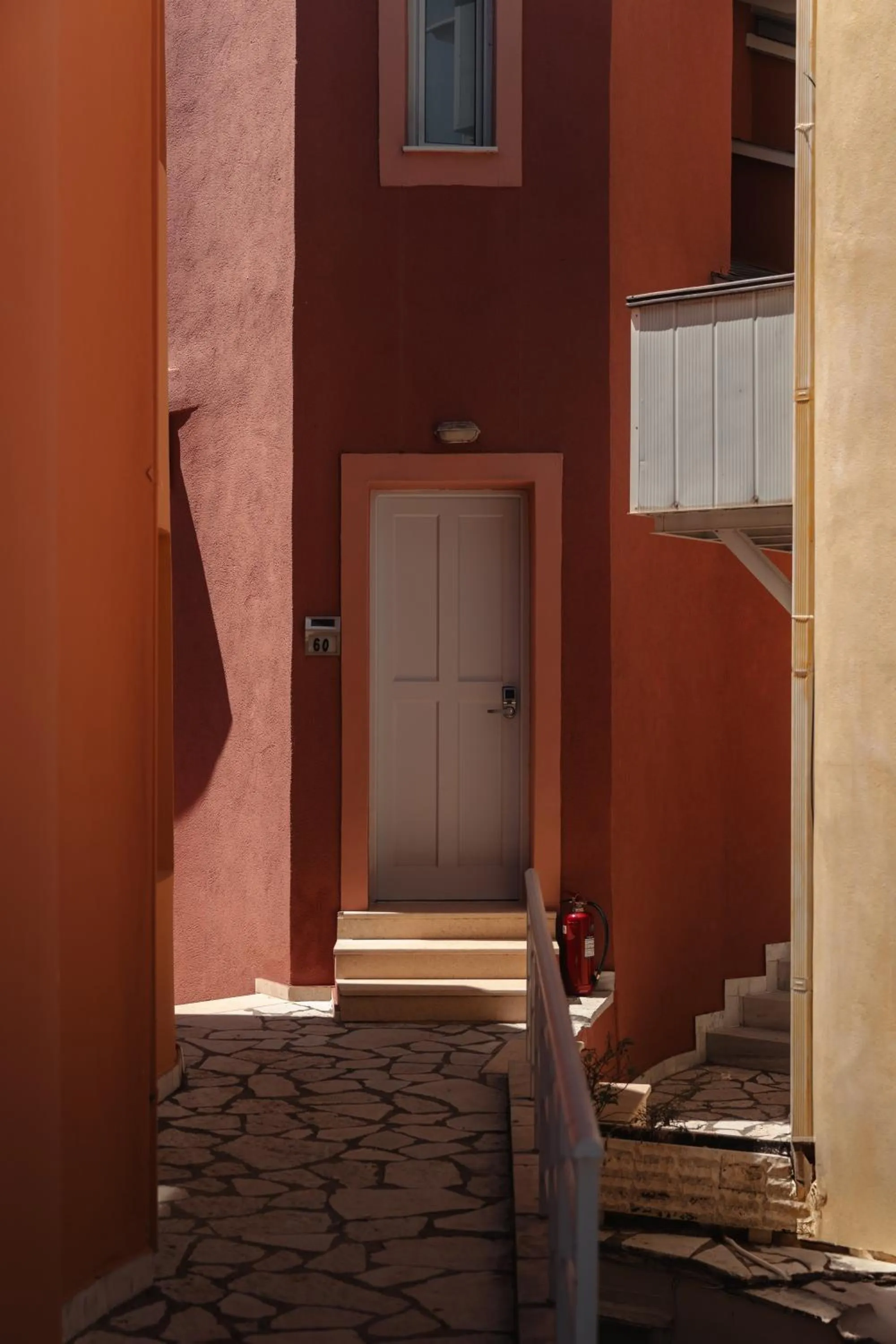 Decorative detail in Red Tower Hotel