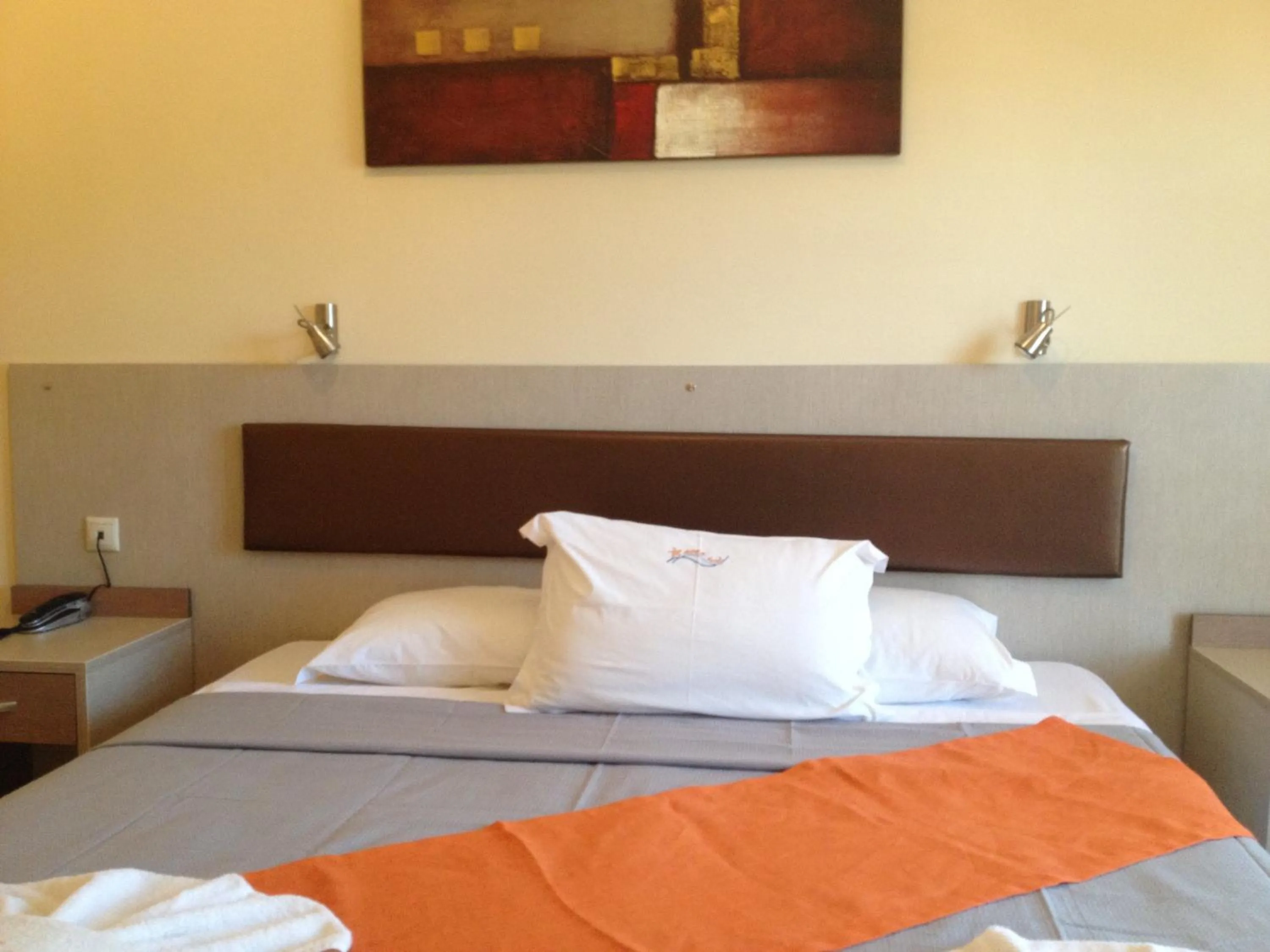 Shower, Bed in Avra Hotel