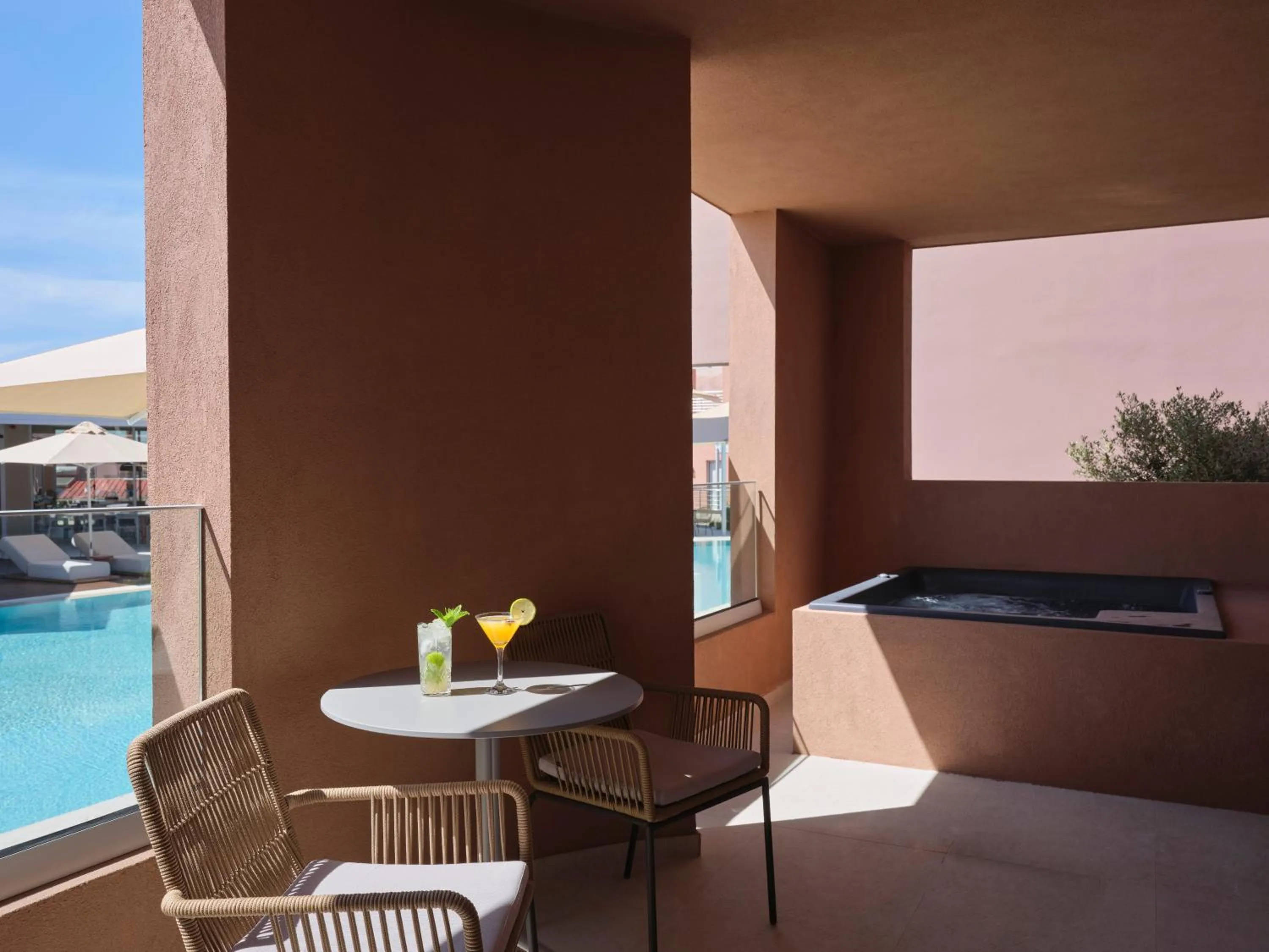 Patio in Lena Mare Boutique Hotel