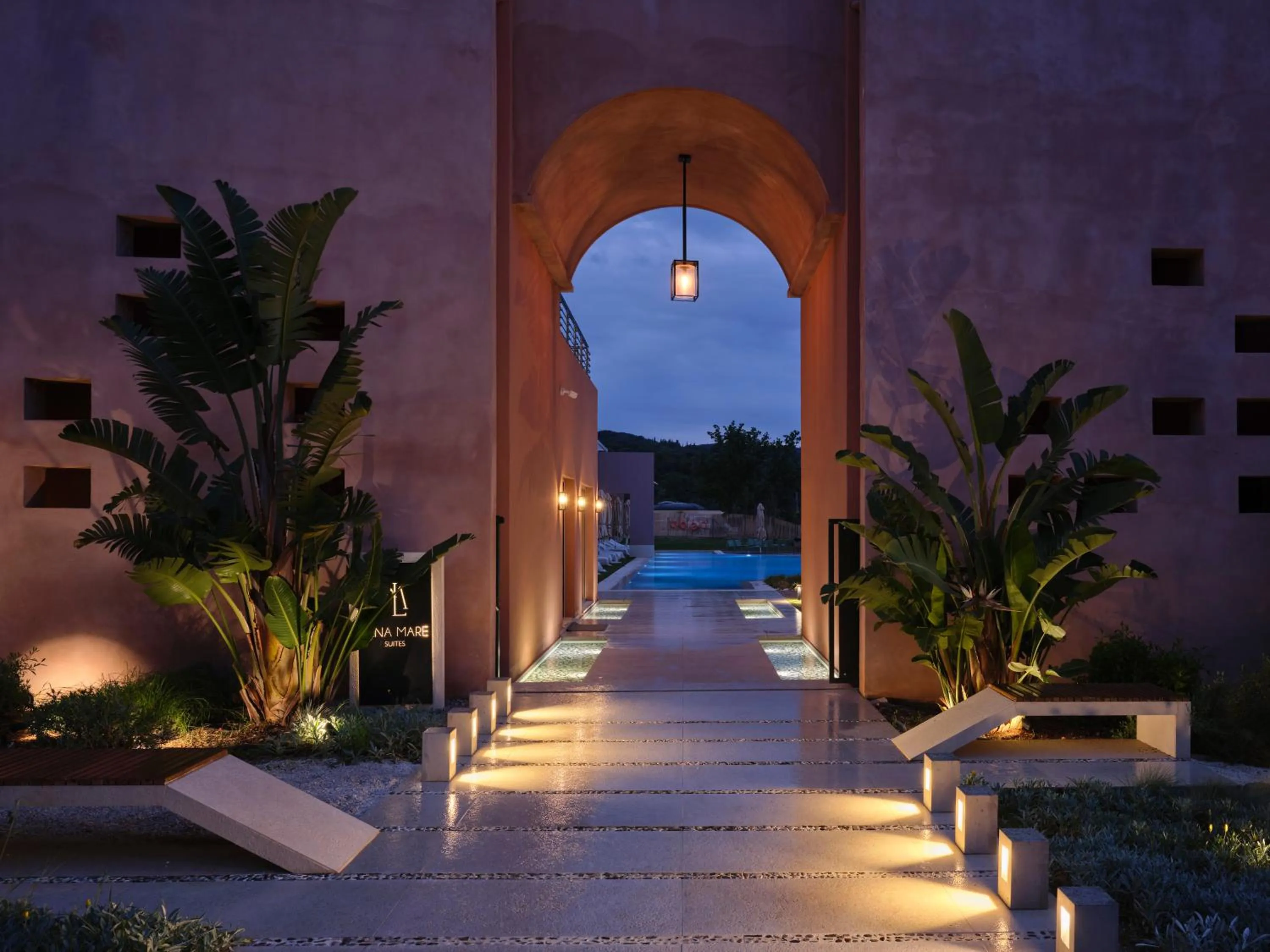 Facade/entrance in Lena Mare Boutique Hotel