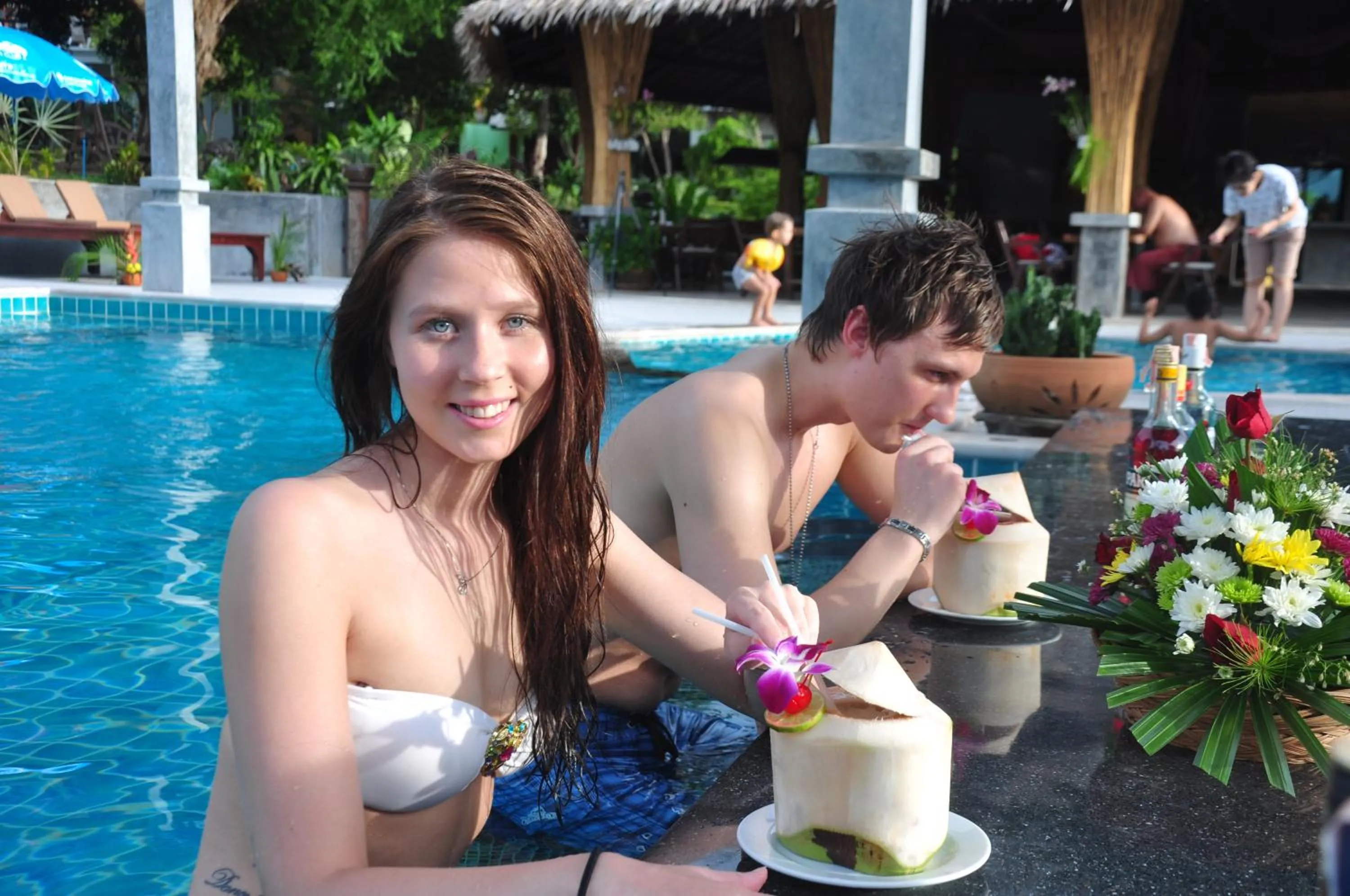 Swimming pool in Samui Honey Tara Villa Residence