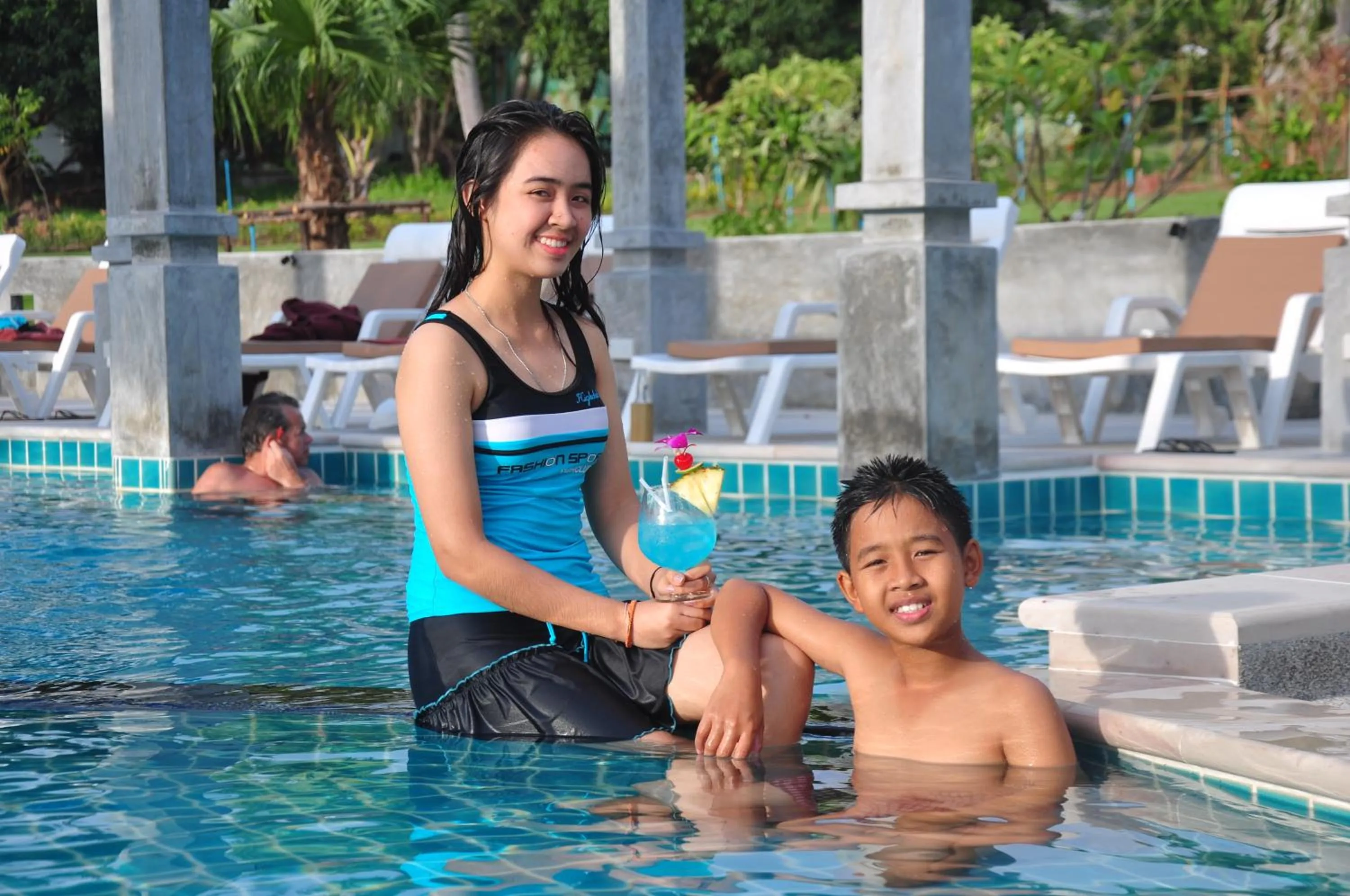 Swimming pool in Samui Honey Tara Villa Residence