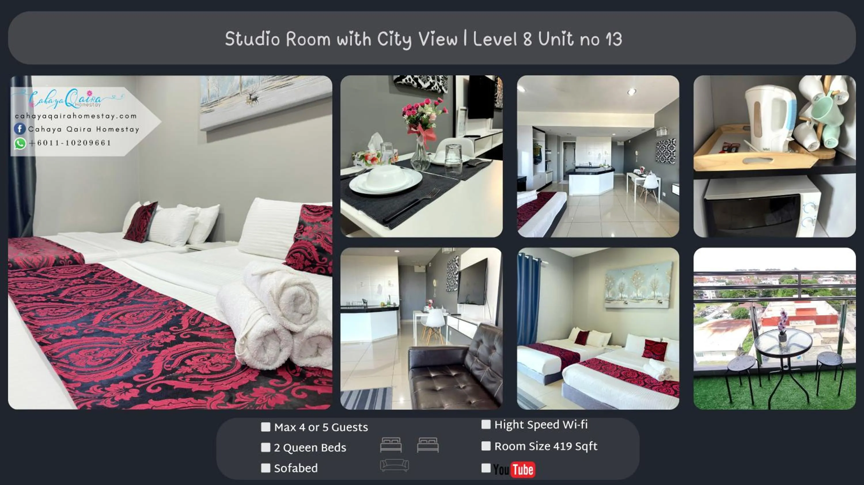 Bedroom, Bed in Cahaya Qaira Homestay @ D'Perdana Kota Bharu