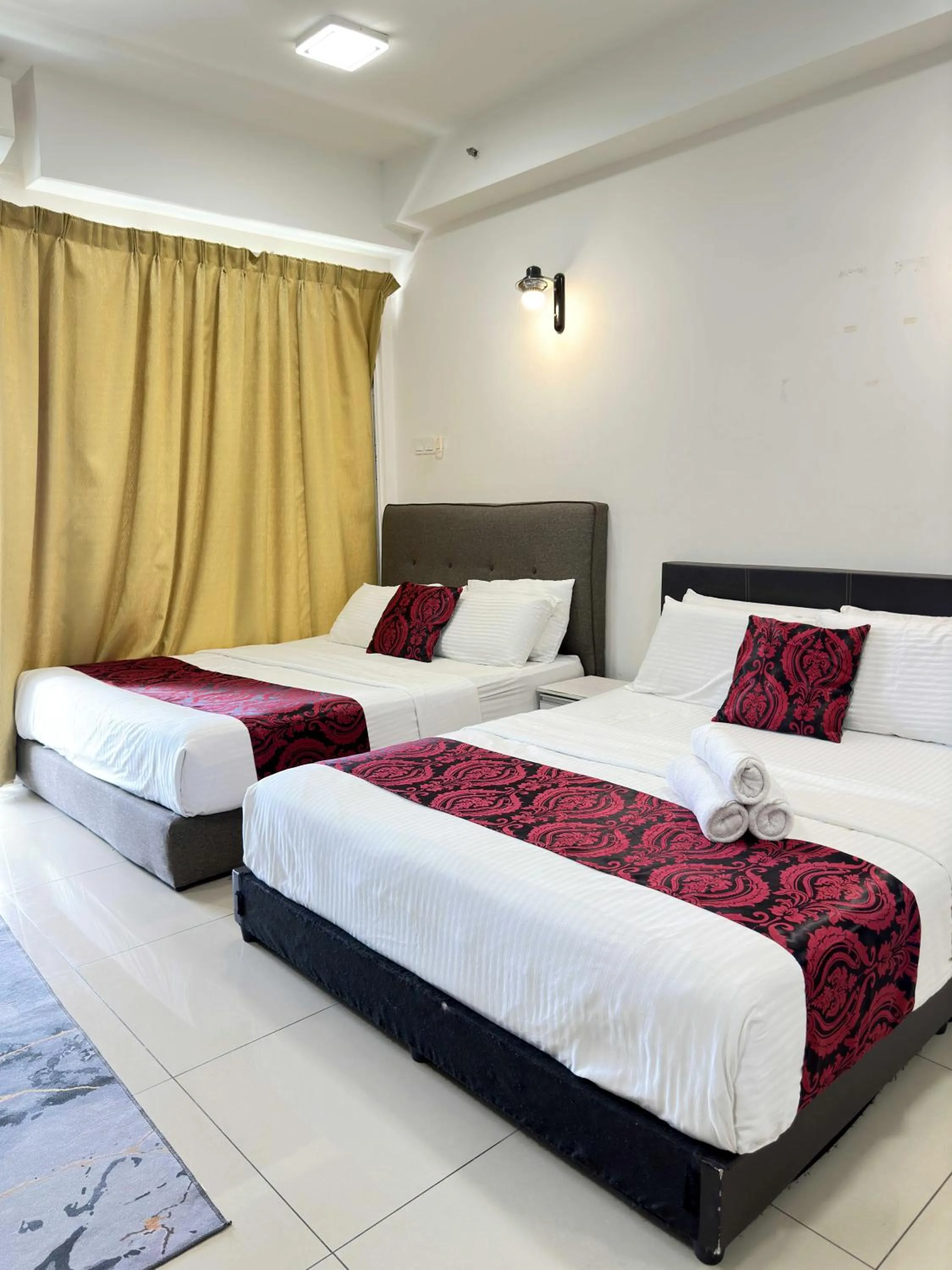 Bed in Cahaya Qaira Homestay @ D'Perdana Kota Bharu