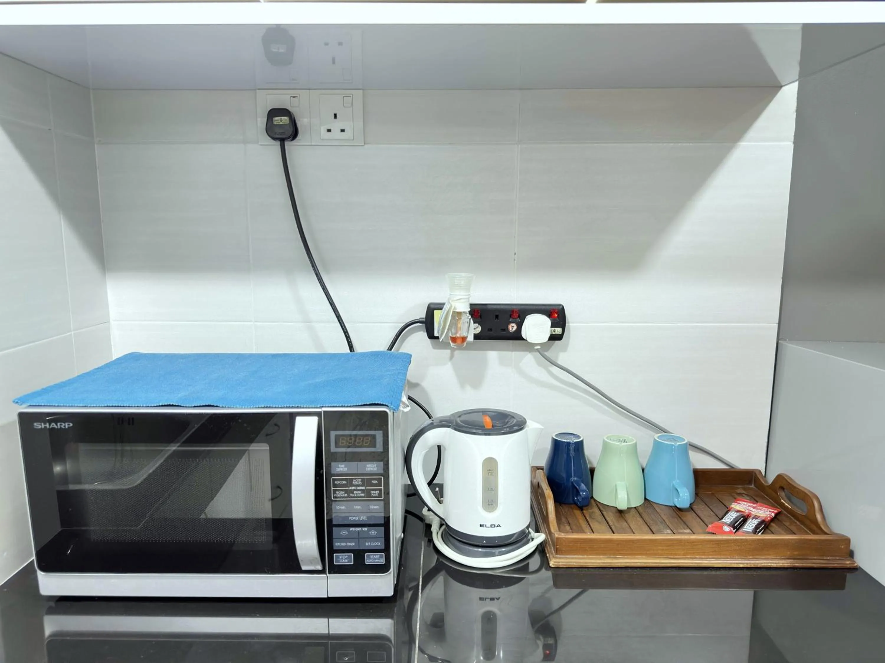 Kitchen or kitchenette in Cahaya Qaira Homestay @ D'Perdana Kota Bharu