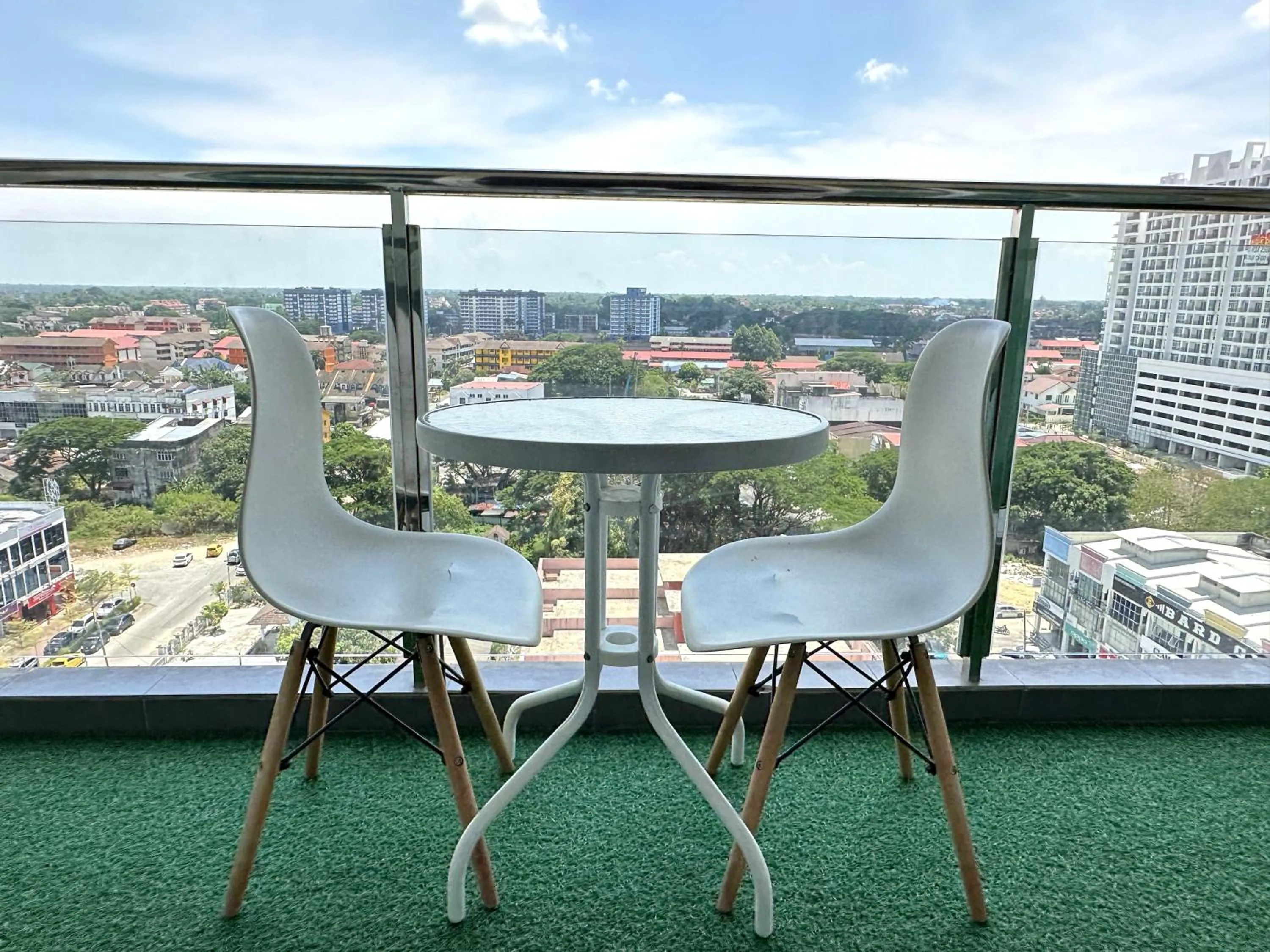 Balcony/Terrace in Cahaya Qaira Homestay @ D'Perdana Kota Bharu