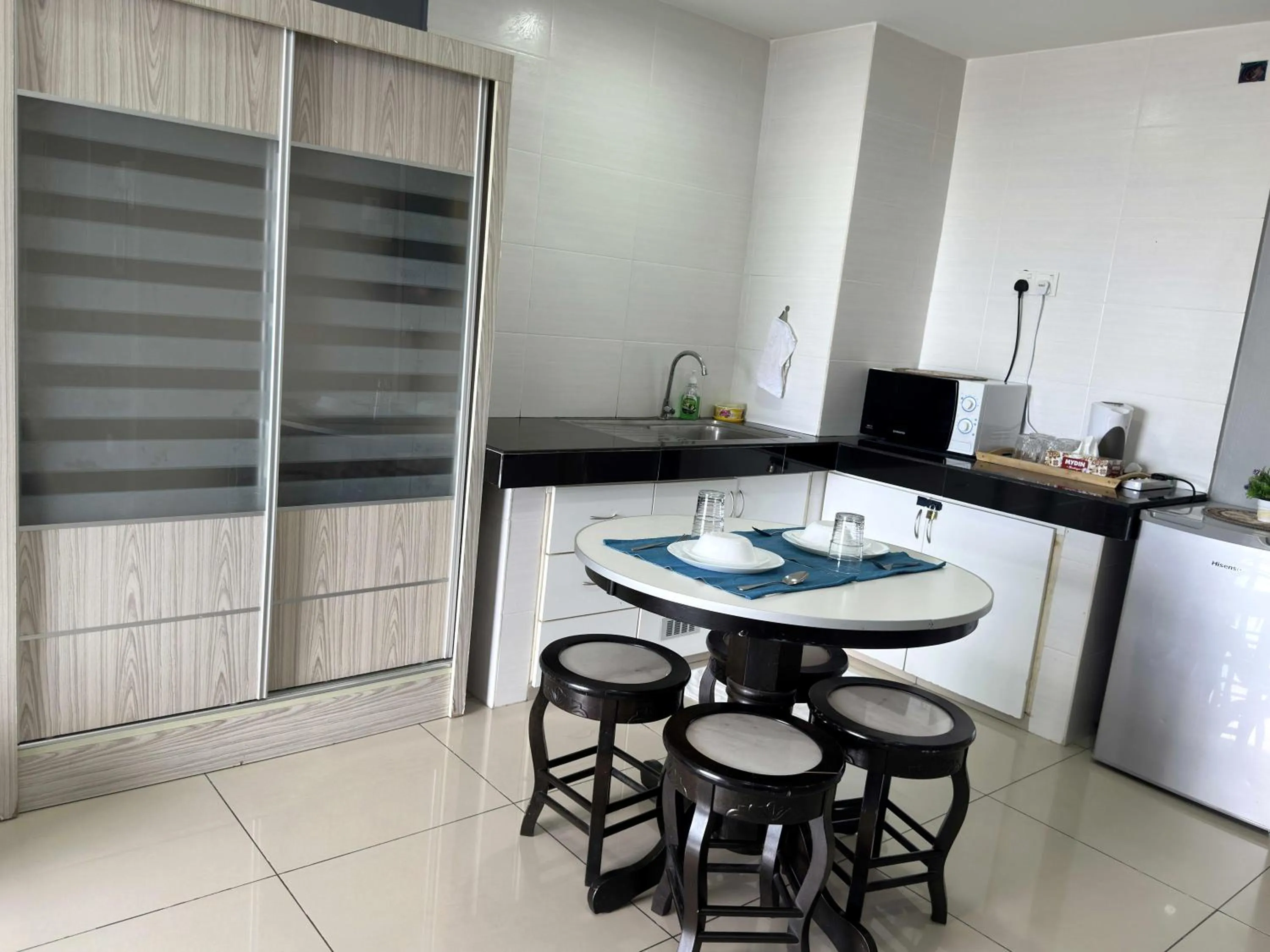 Dining area in Cahaya Qaira Homestay @ D'Perdana Kota Bharu