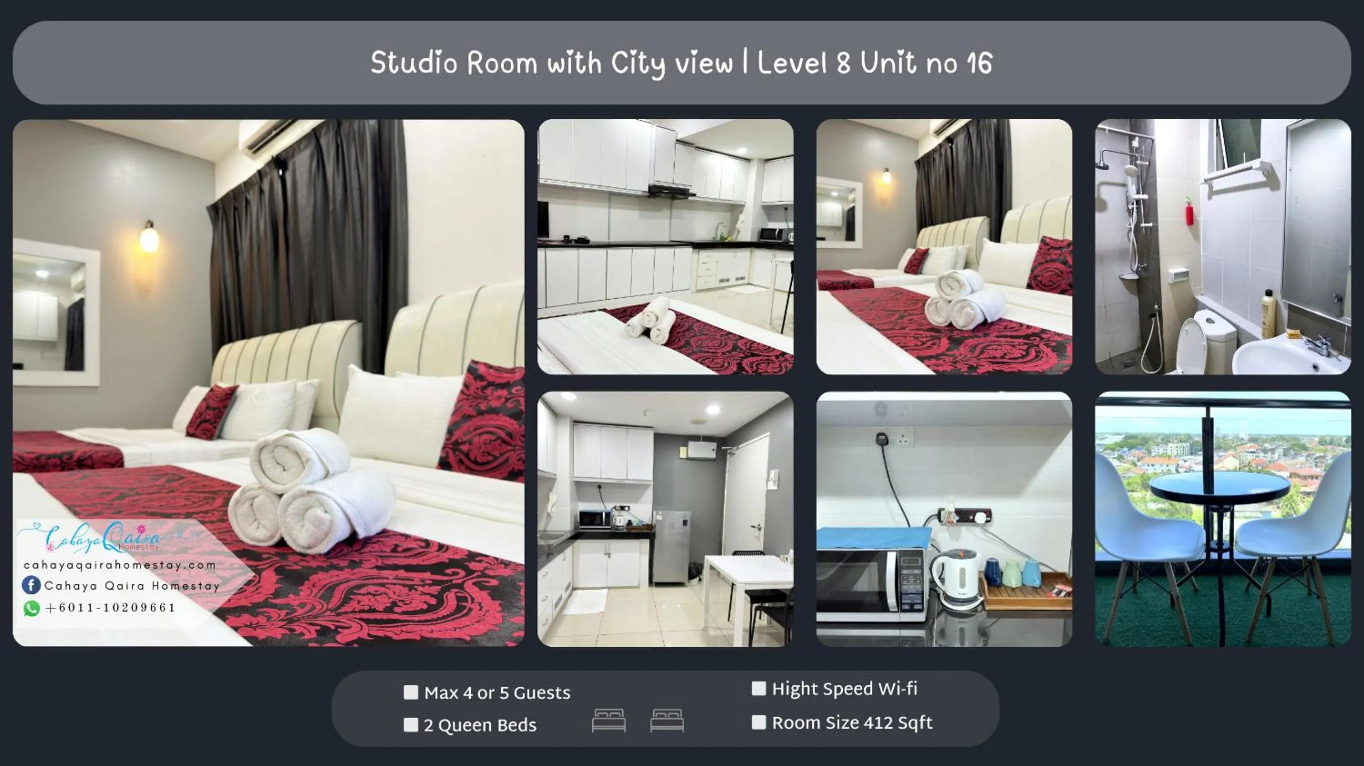 Living room, Bed in Cahaya Qaira Homestay @ D'Perdana Kota Bharu