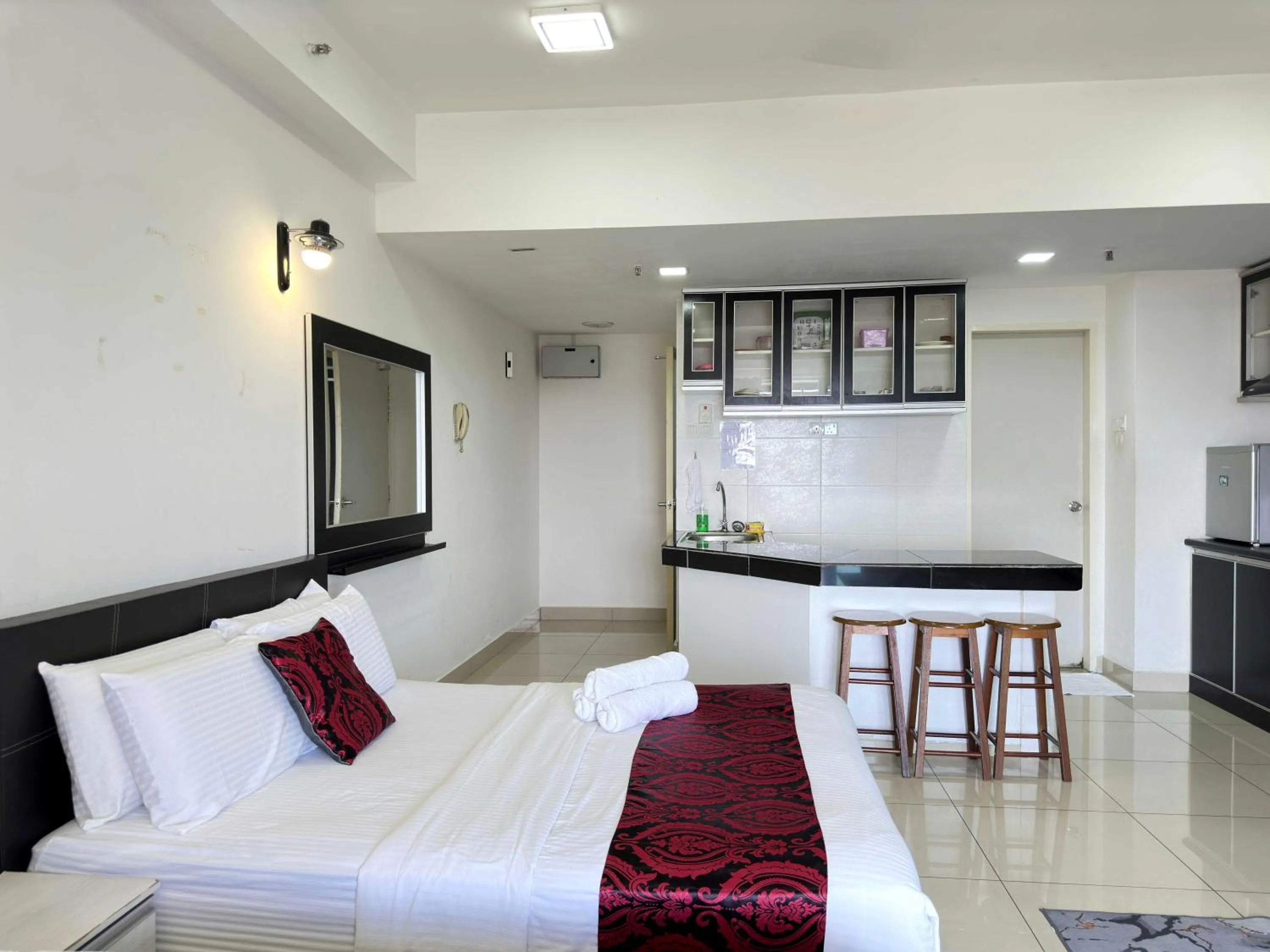 Living room, Bed in Cahaya Qaira Homestay @ D'Perdana Kota Bharu