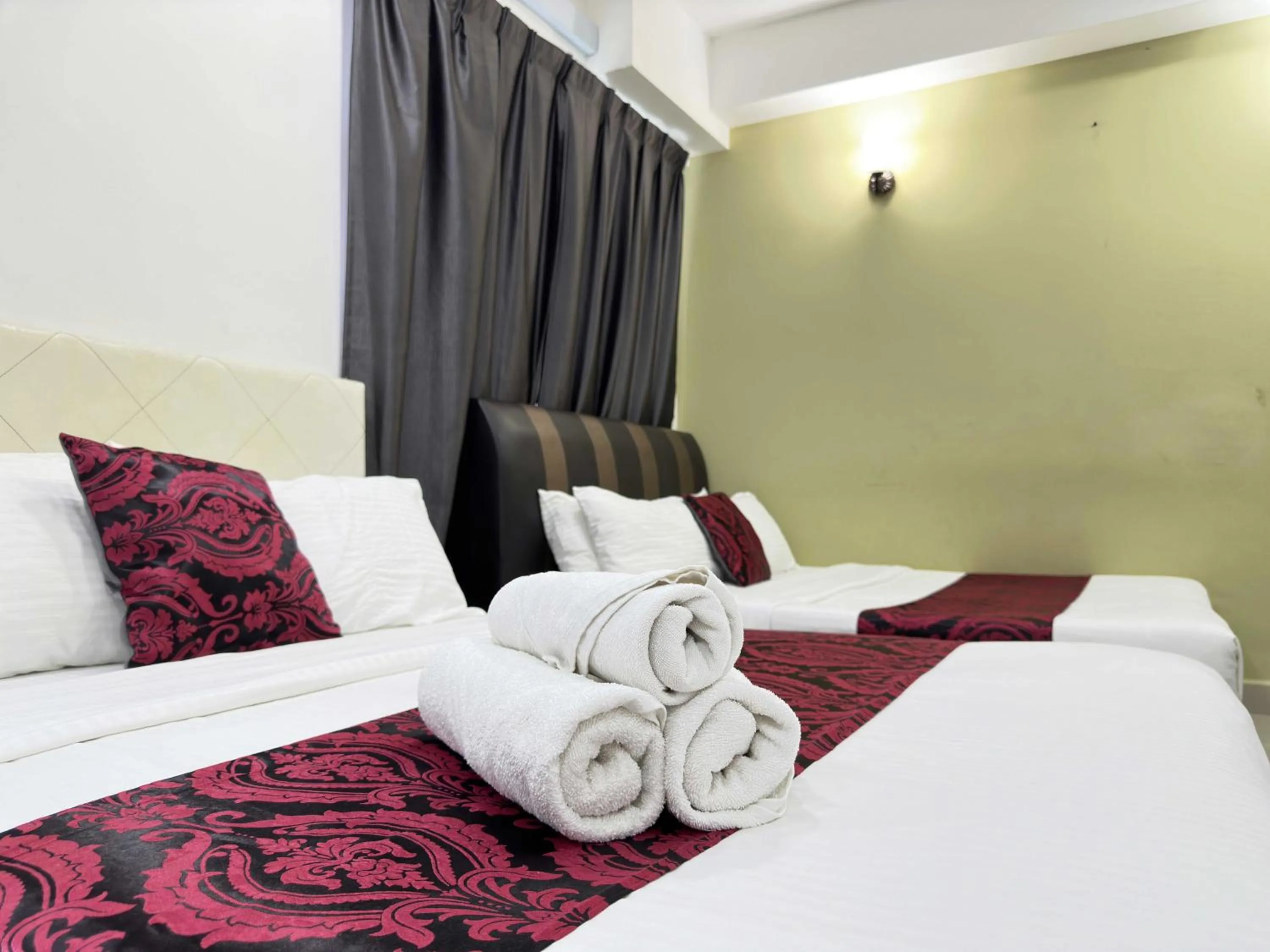 Bed in Cahaya Qaira Homestay @ D'Perdana Kota Bharu