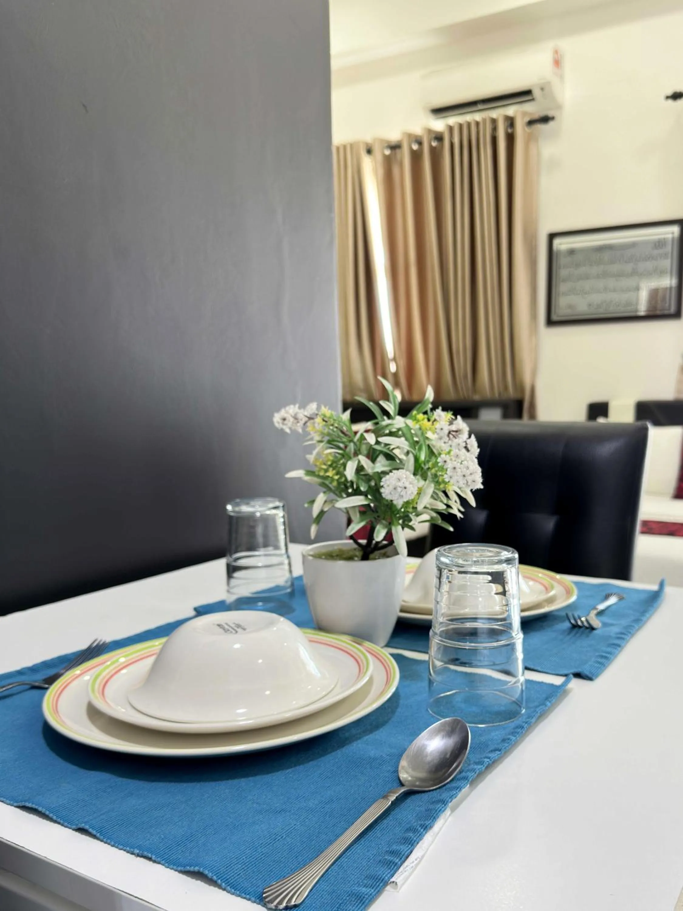 Dining area in Cahaya Qaira Homestay @ D'Perdana Kota Bharu