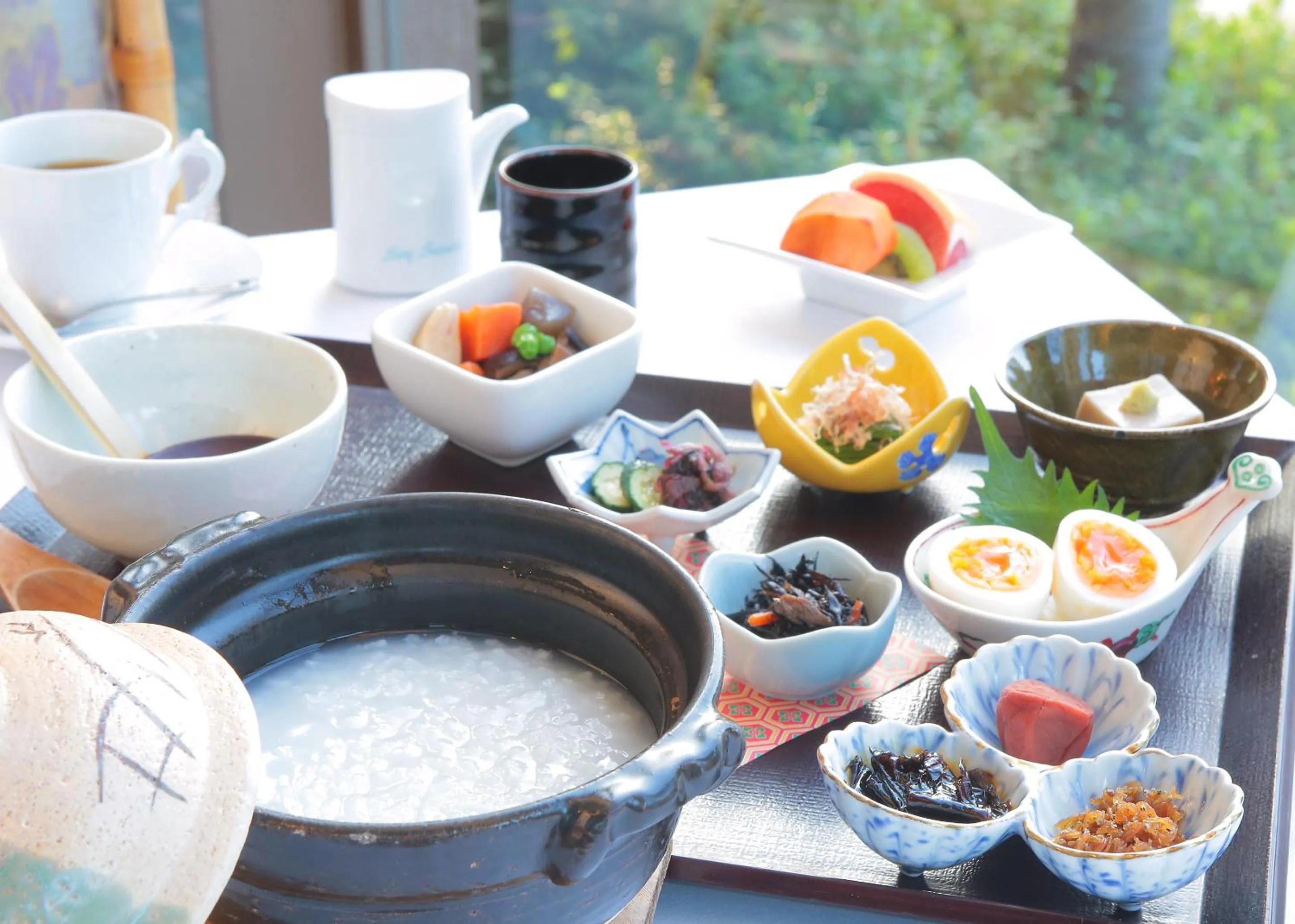 Asian breakfast in Takarazuka Washington Hotel