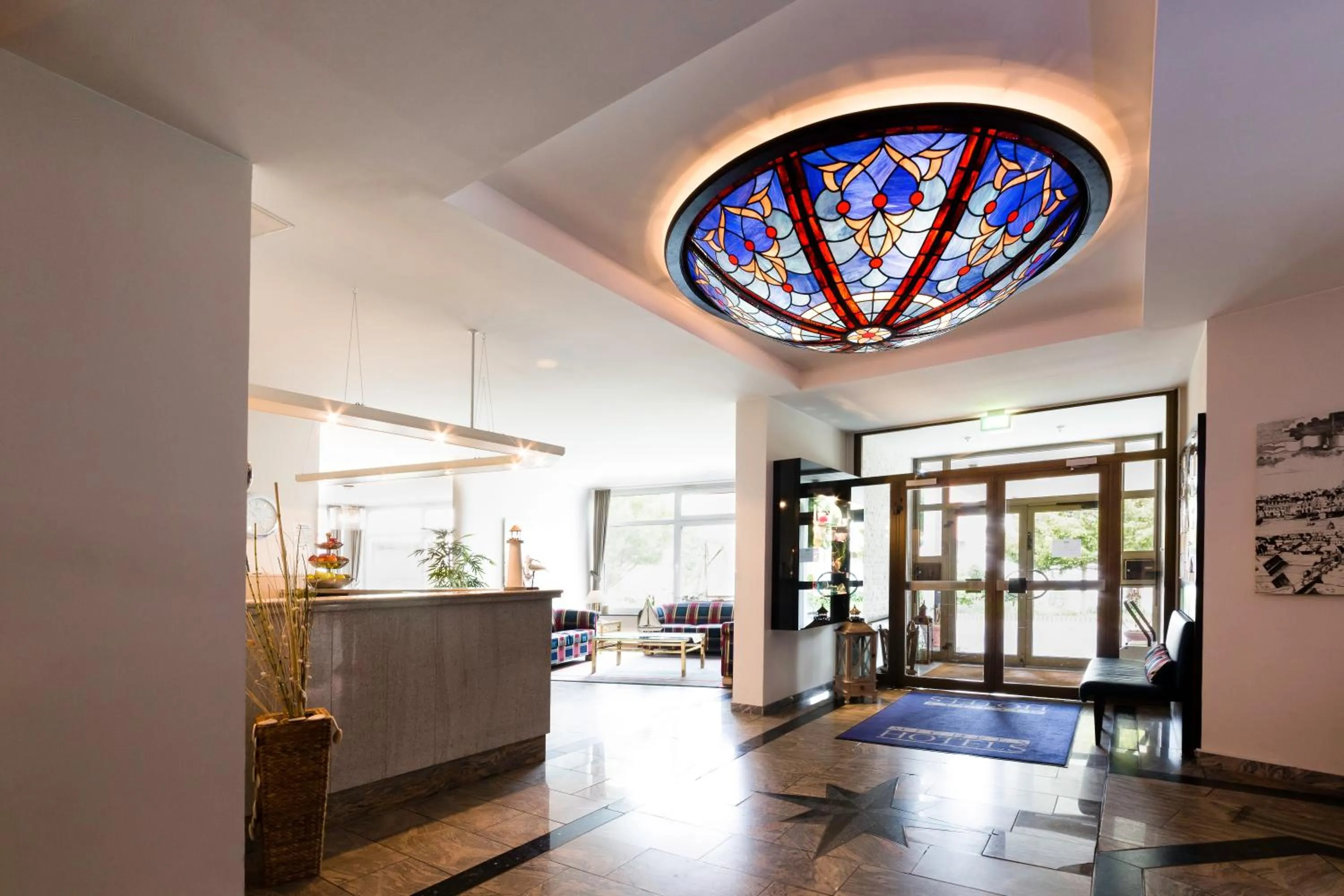 Lobby or reception in Michels Hanseatic Hotel Norderney