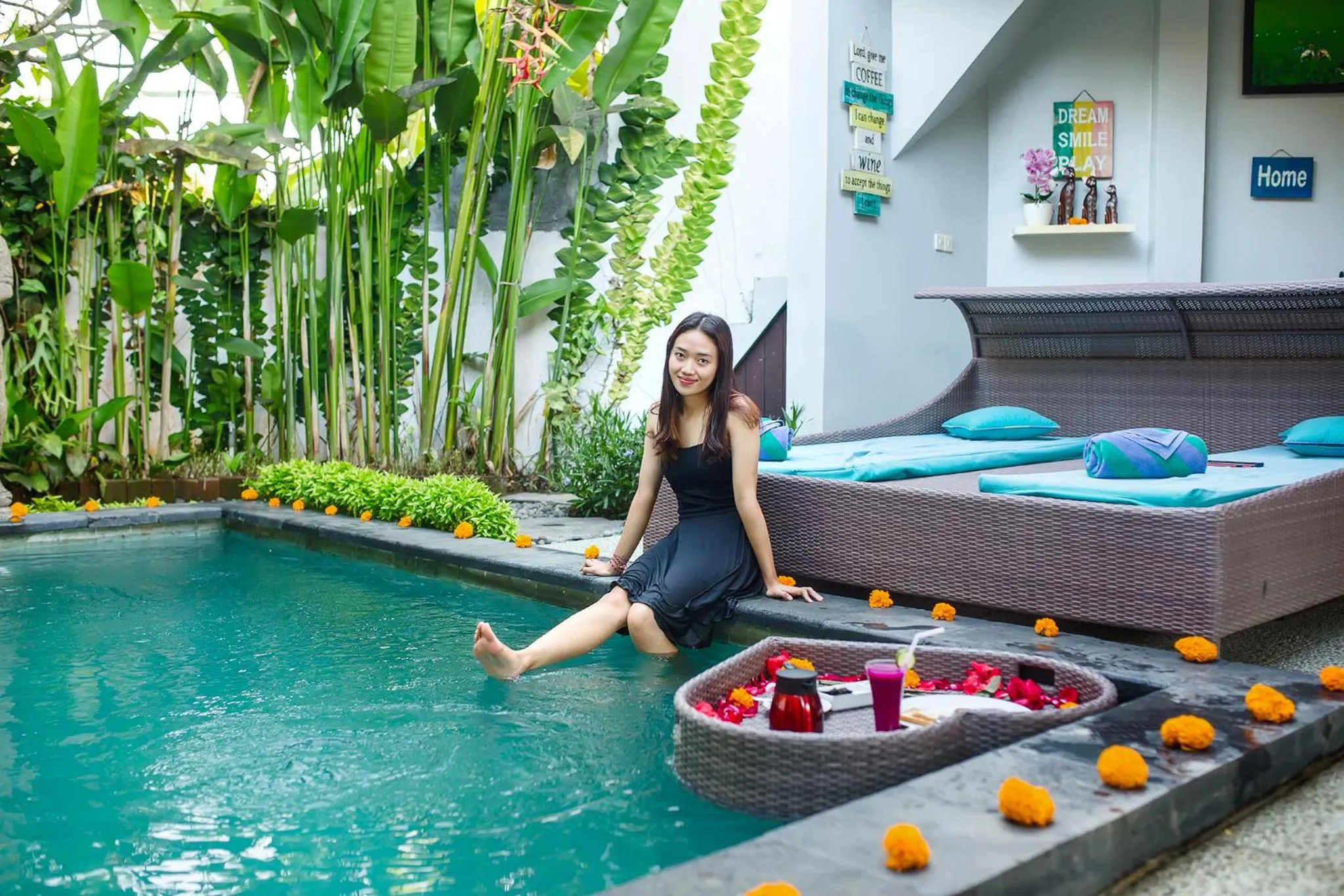 Swimming pool in Tamyang Ubud Villas