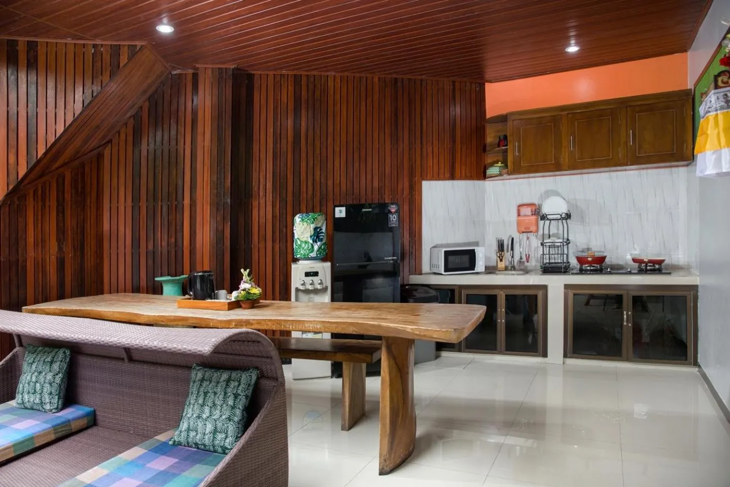 Kitchen or kitchenette in Tamyang Ubud Villas