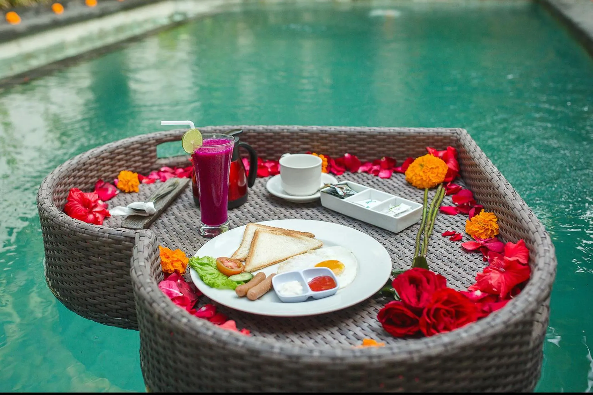 Breakfast in Tamyang Ubud Villas