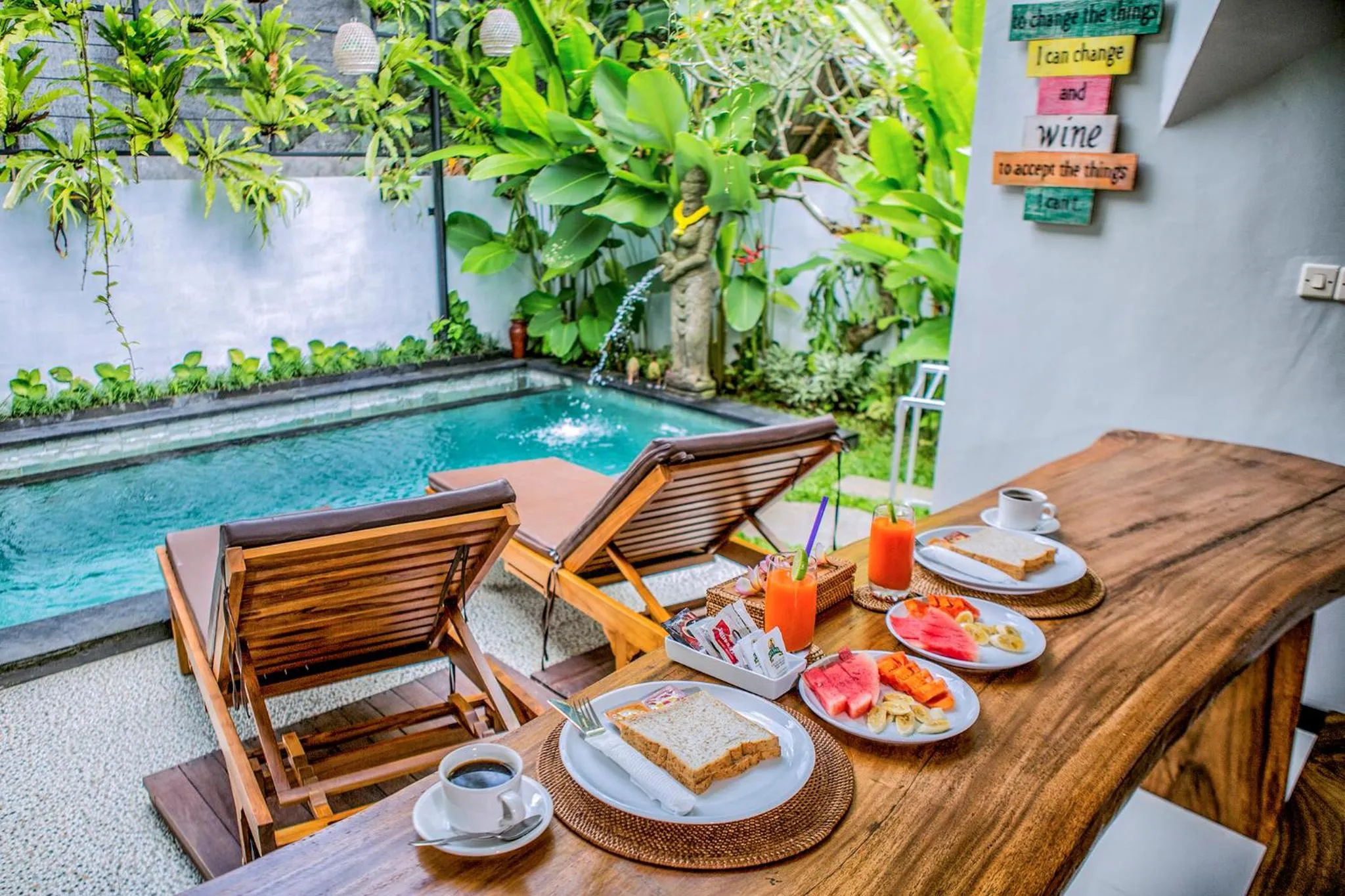Swimming pool in Tamyang Ubud Villas